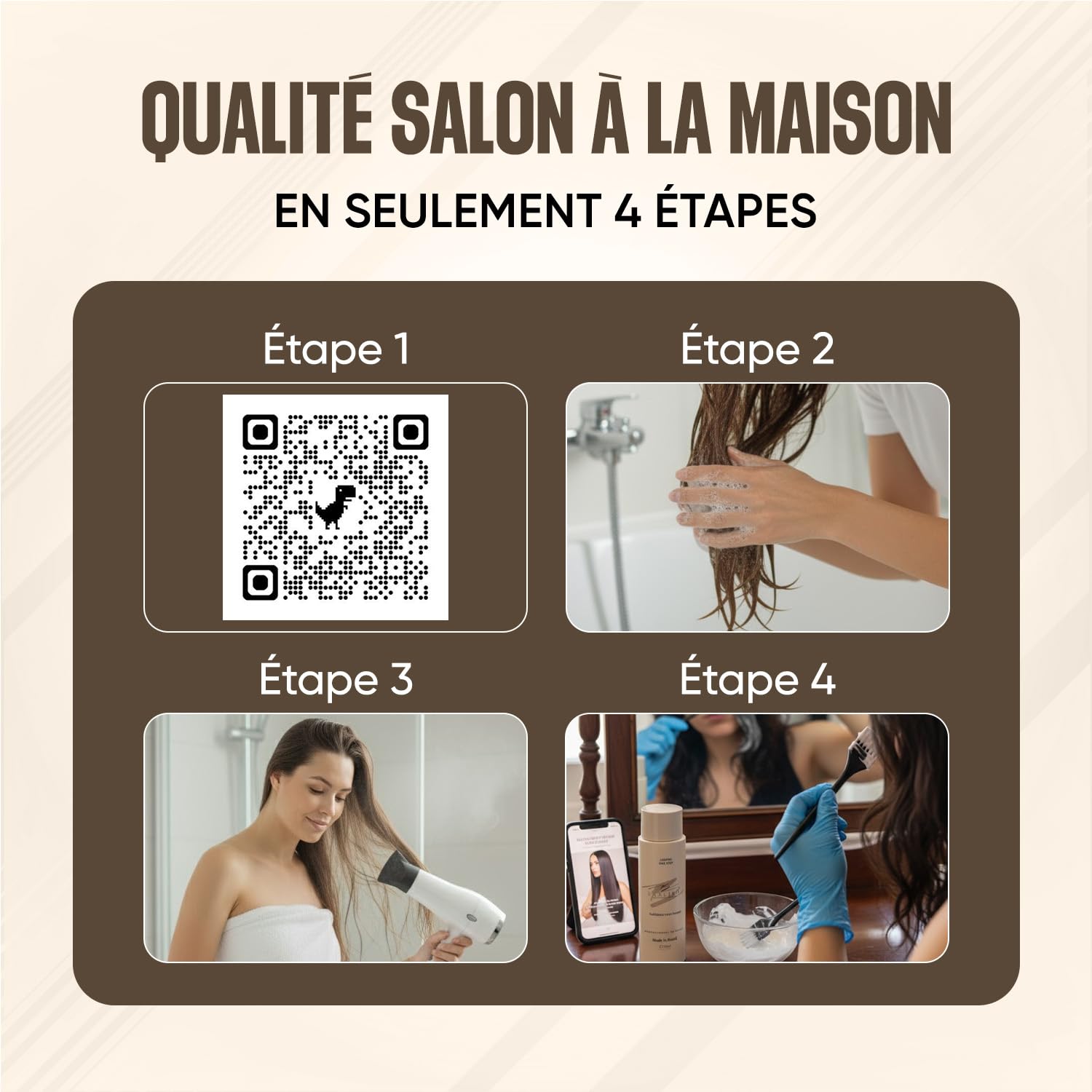 Lissage Brésilien Premium Kératine Nouvelle géneration Tenue 6 Mois – Résultat Naturel – Sans Formol & Sans agents agressifs – Anti-Frisottis & Brillance Intense – 150 ml – Tous types de cheveux