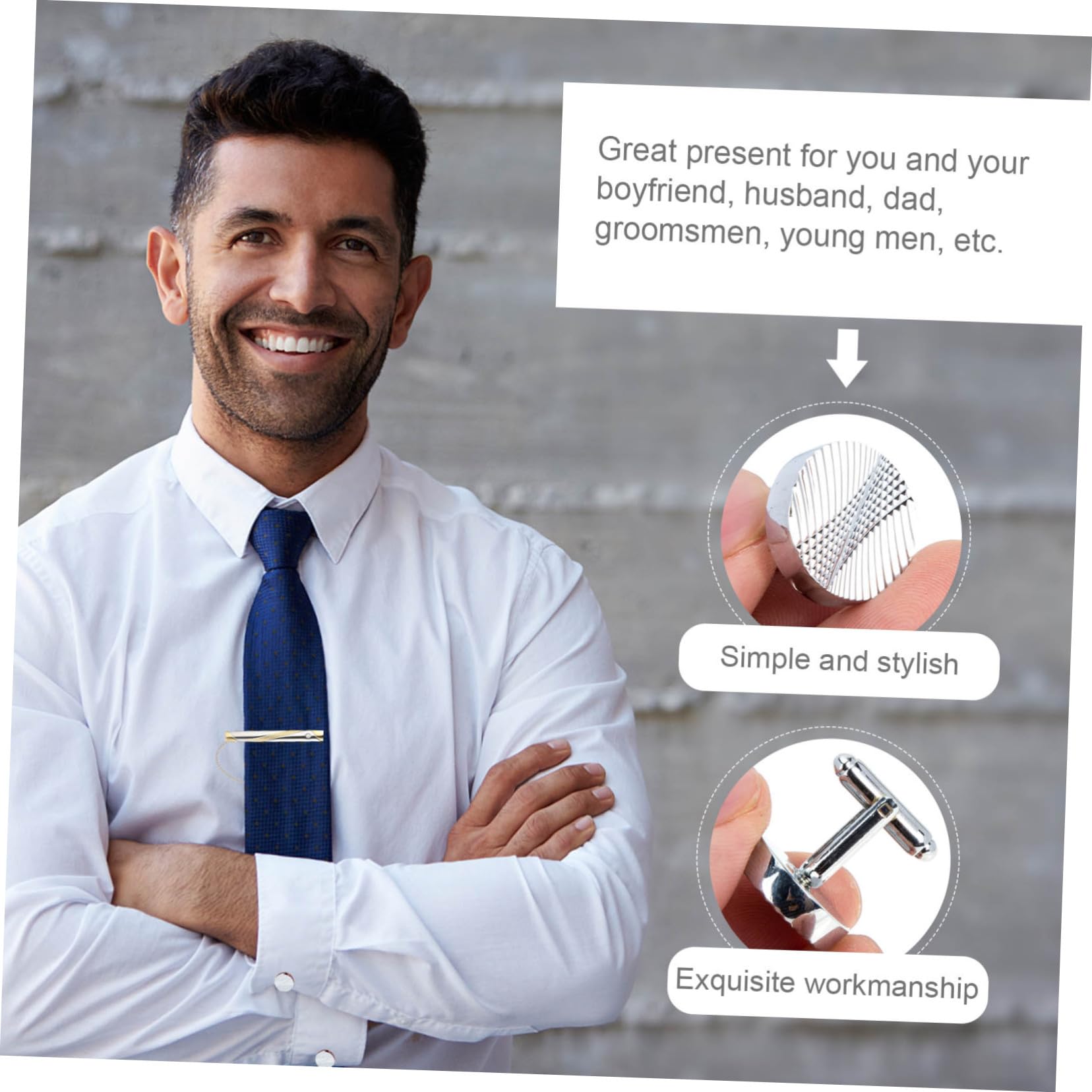 minkissy Manschettenknöpfe Herren Set Cufflinks Für Business Festlichkeiten Mit Schwarzem Emaille Gestreiften Designs Perfektes Für Väter Ehemänner Freunde