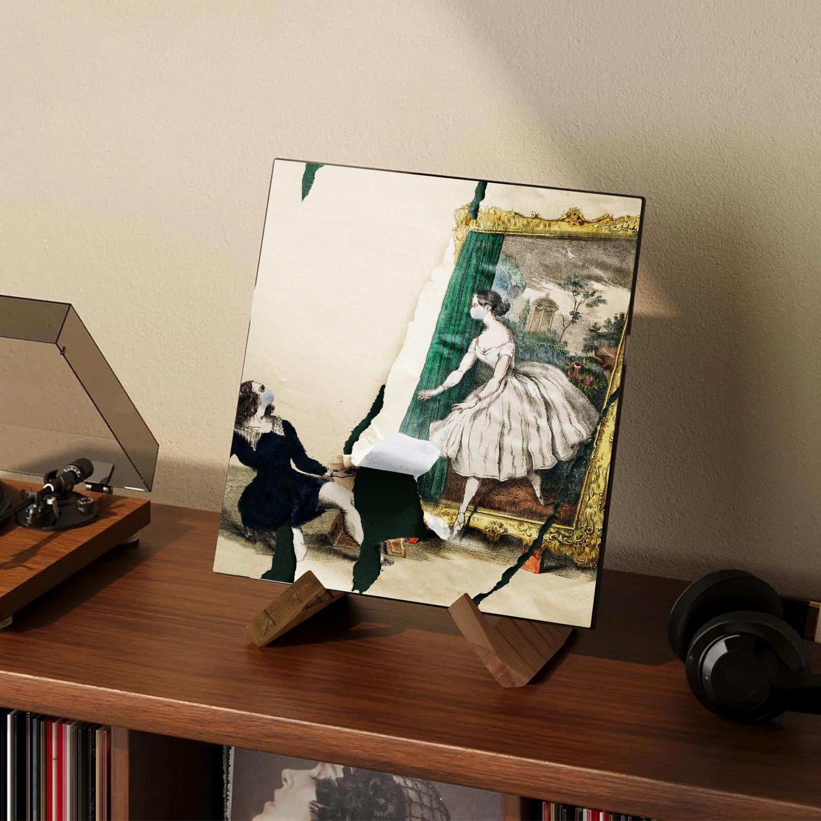 Wooden Vinyl Record Stands - Display Your Records! -3