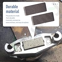 Vista 3 de 790006 799021 799021A Disco de freno/Pastilla de freno, compatible con Craftsman/Poulan/Husqvarna 790006, 799021, 120961X, 532120961, para MTD