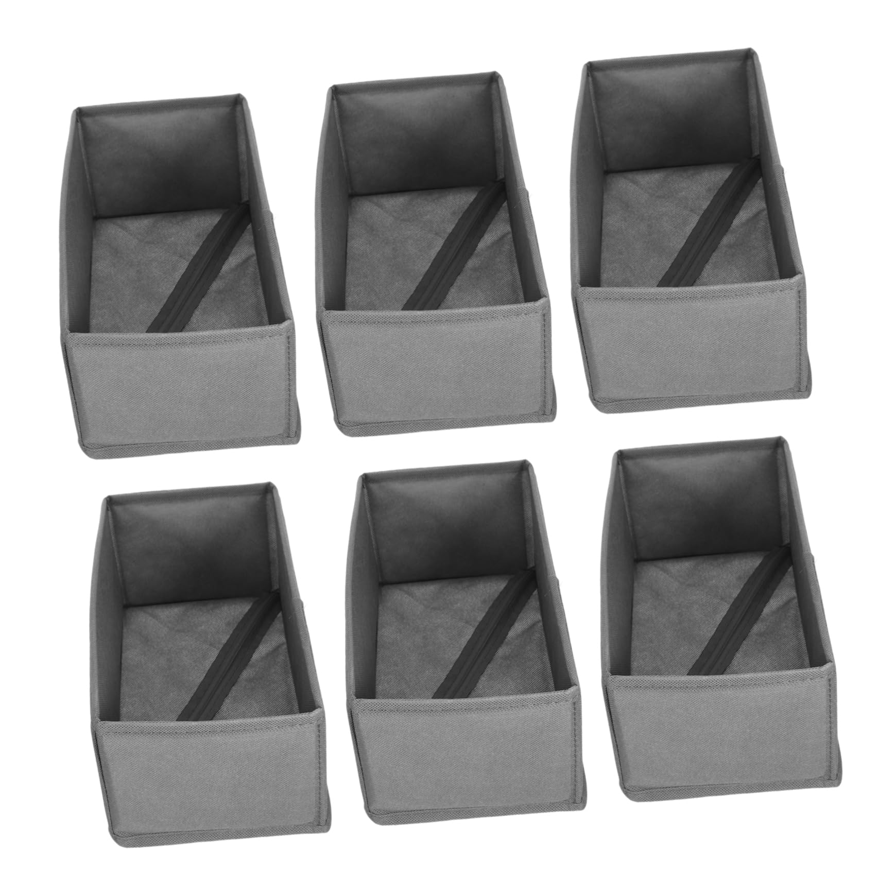 Hemobllo 6piezas Organizador Ropa Interior de Caja de Almacenamiento de Ropa Divisor para Armario Calcetines Sujetadores Uso Tocador