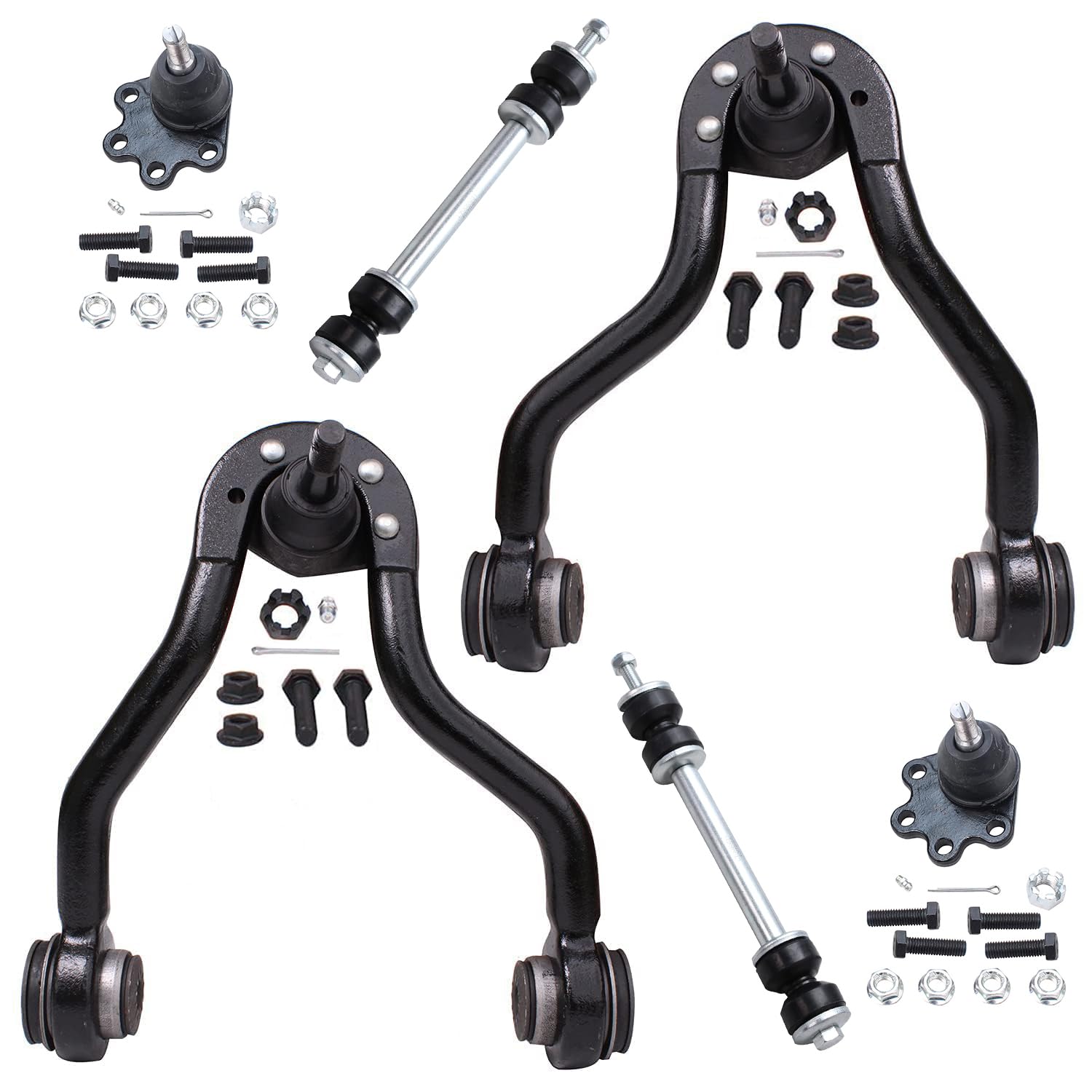 Detroit Axle - 6pc Front End Suspension Kit for Chevrolet GMC K1500