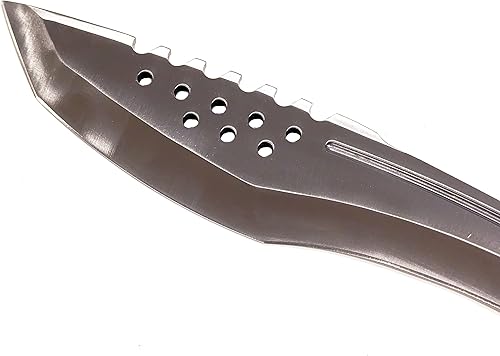 Miniatura 2 de Machete de espiga completa estilo Kukri resistente de 18.75 pulgadas con mango G10. Para uso de camping al aire libre