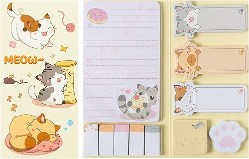 Miniatura 11 de Xqumoi Juego de notas adhesivas retro de flores silvestres para profesores, semillas de plantas para profesores, bloc de notas autoadhesivas, bloc