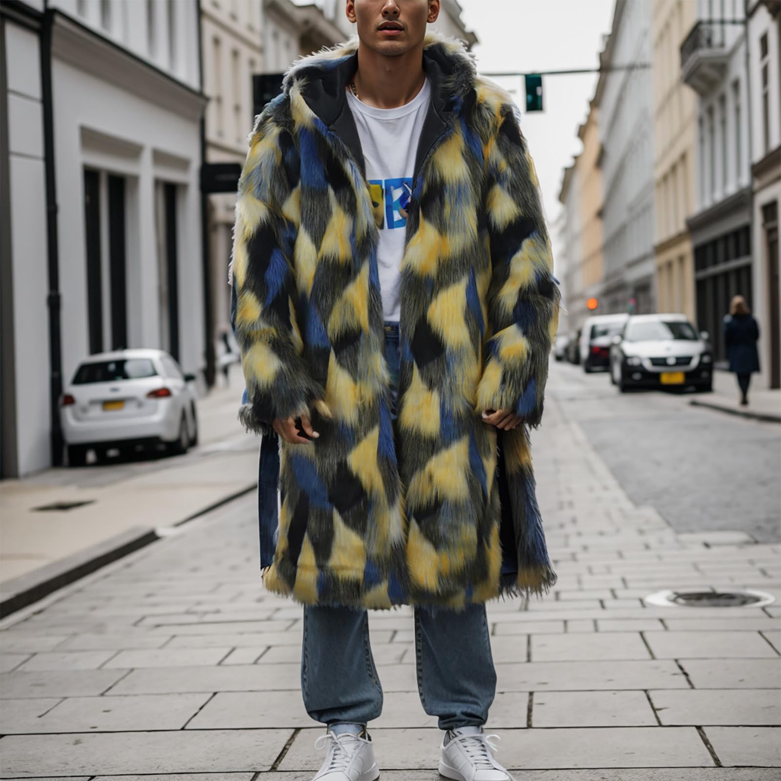 TYUIOP Giubbotto Primaverile Uomo Ofertas del Giorno Giacca Pelle Uomo Lunga Giacca Bomber Uomo Invernale, Design Classico, Giubbotto Imbottito, Aderente E vestibilità Ottimale, Giubbino Casual