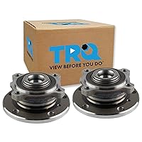 Vista 359 de TRQ Juego de 2 rodamientos de rueda trasera y conjunto de cubo con sensor ABS compatible con Ford Transit Connect 2014-2018