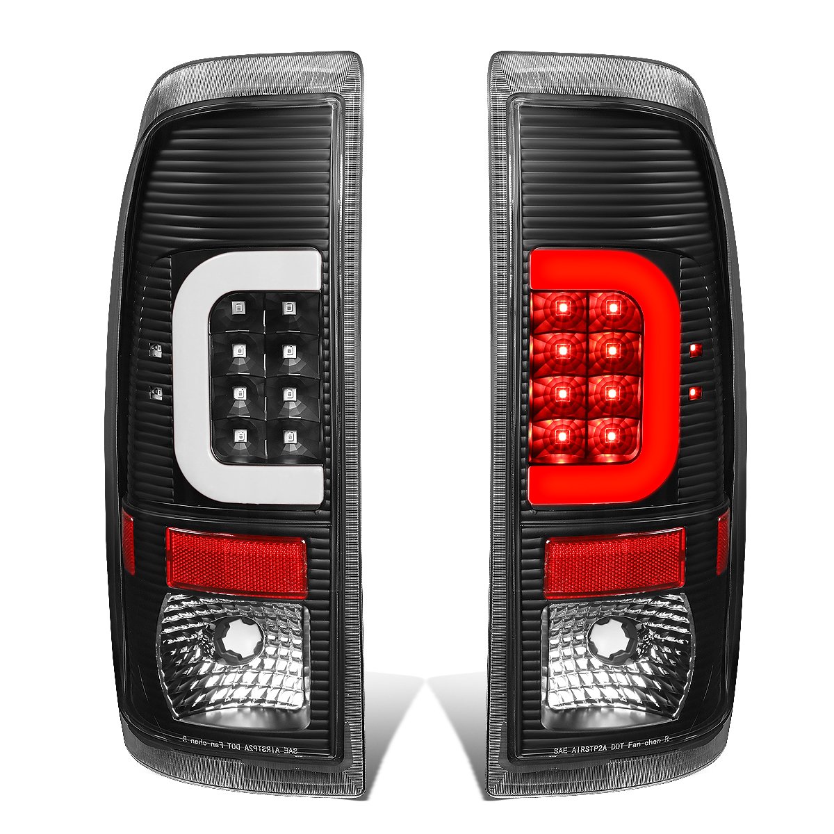 Photo 1 of DNA MOTORING TL-F25008-LED-3D-BK-G2 LED 3D Tail Light Assembly Driver & Passenger Side [Compatible with 08-16 F250-F550 SD / 09-16 F350 F450/15-16 F550]