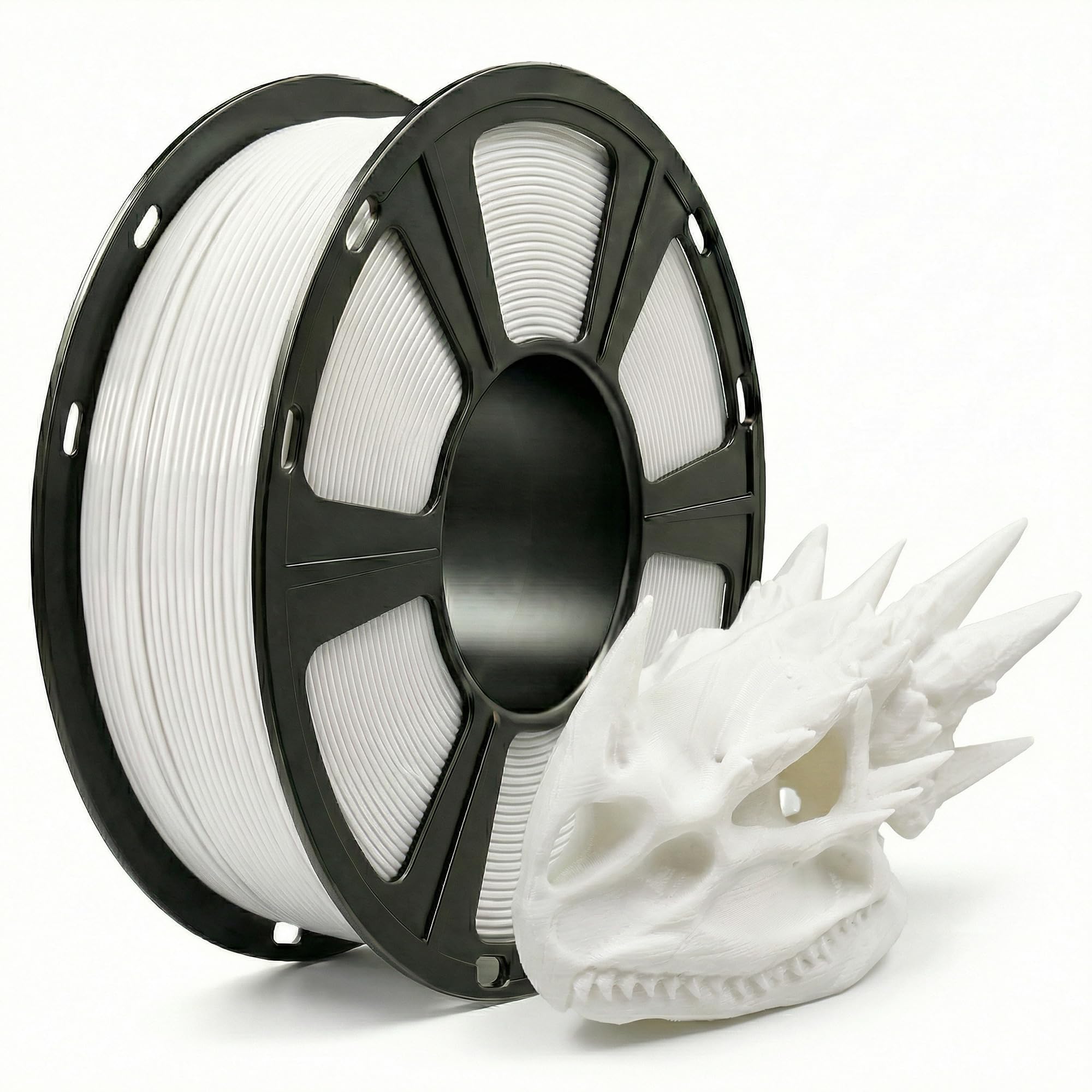 PLA Filament 1.75mm Warm White 1KG Consistent Diameter +/-0.02mm Neatly Wound Spool 3D Printer PLA Basic Filament Vacuum Packaging