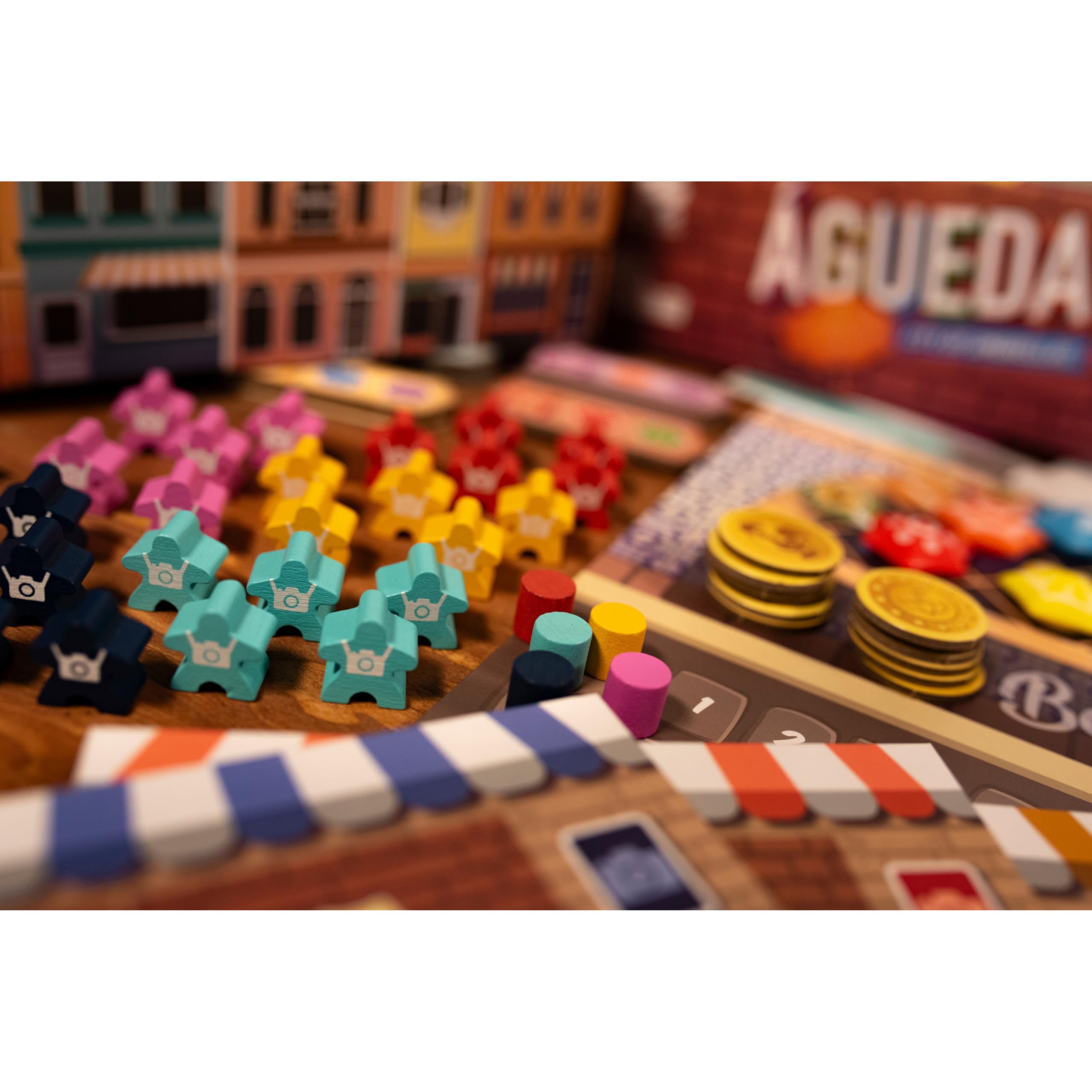 Agueda: City of Umbrellas, Strategy Board Game for 1 to 5 Players and Ages 10+ Mensa Select Winner - Image 7