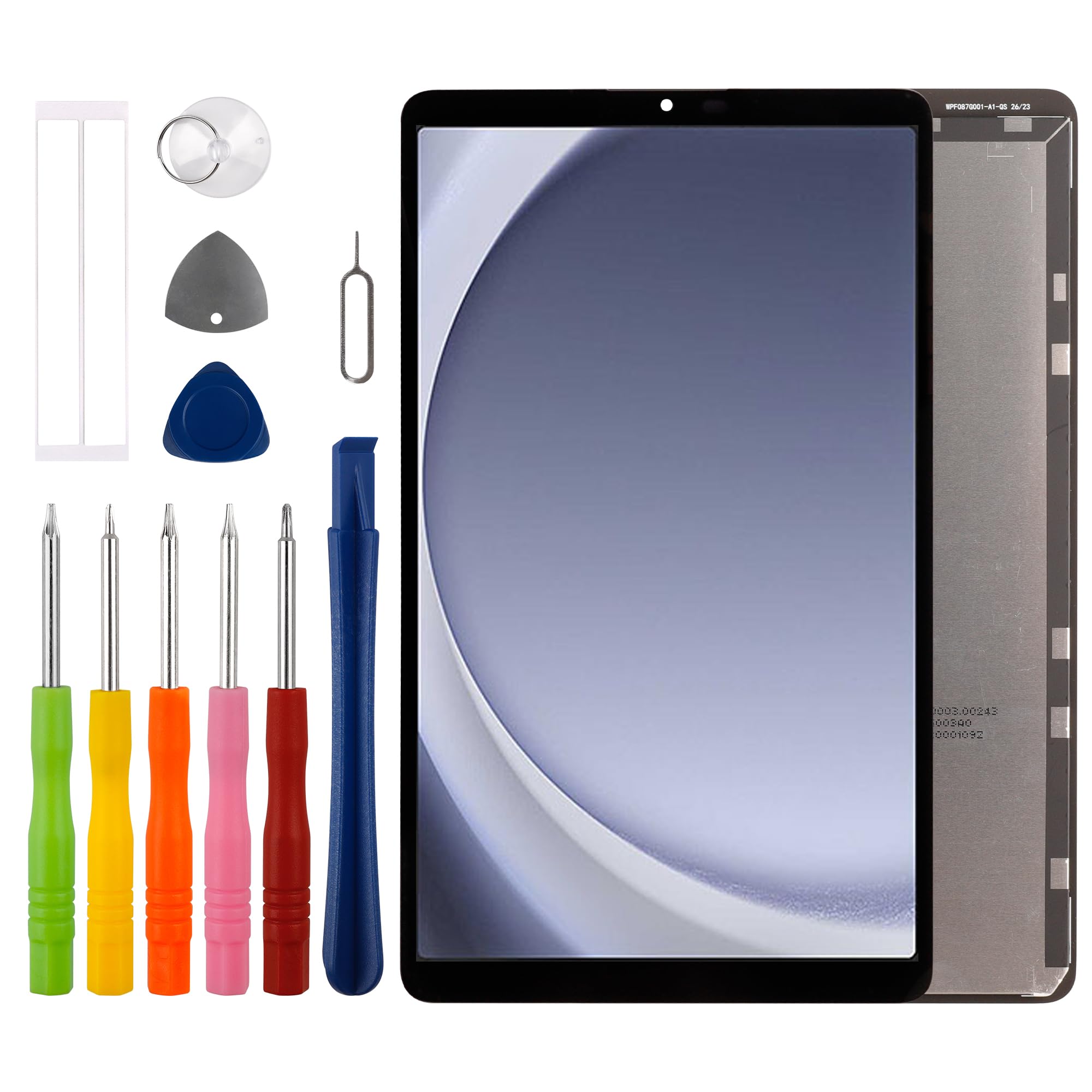 Duotipa Écran LCD 8,7" compatible avec Samsung Galaxy Tab A9 SM-X110, SM-X115 Écran LCD tactile Digitizer Montage avec kit d'outils de réparation