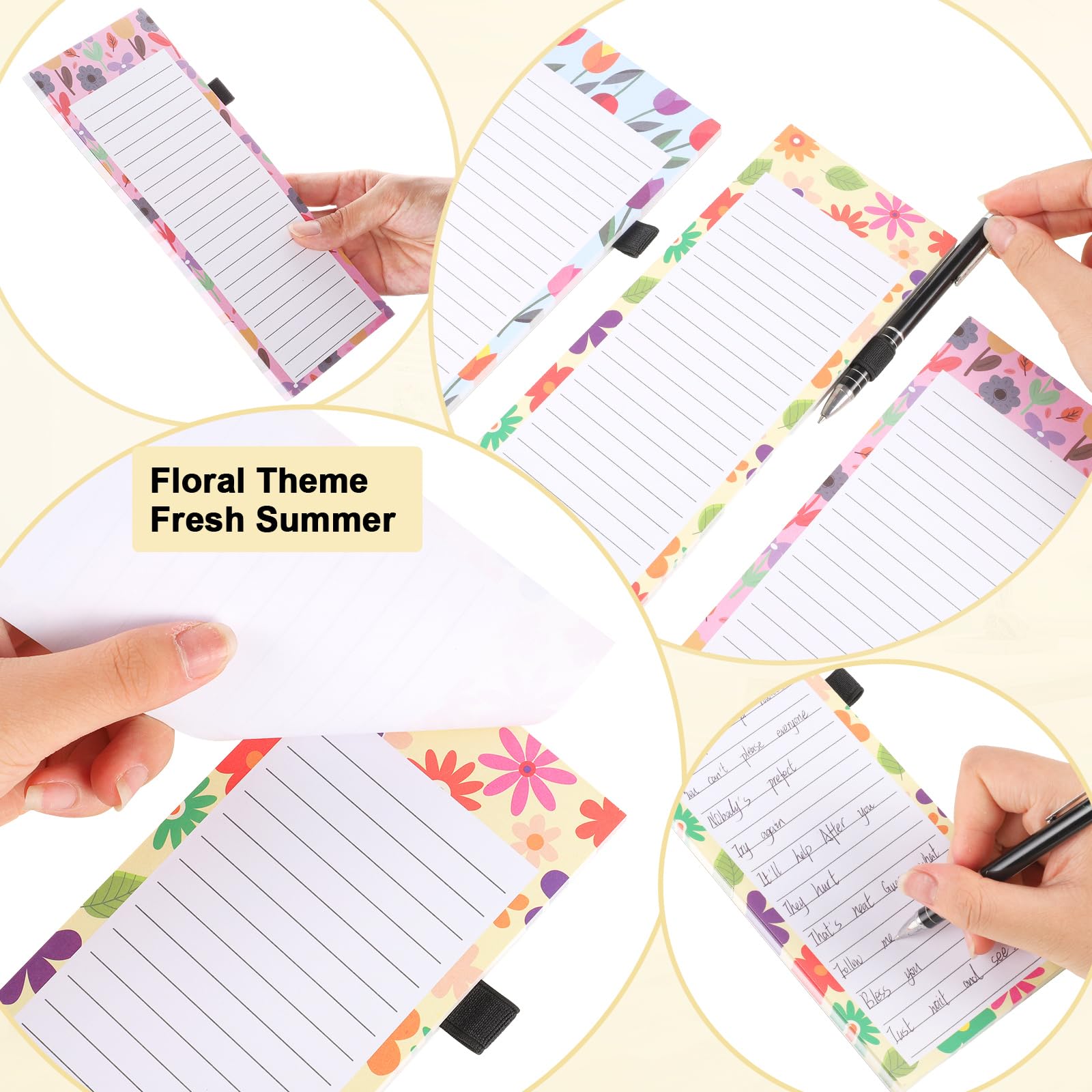 Thboxes 3 Pack Magnetic Shopping List Pad for Fridge To Do List Pad 180 Sheets Tear off Magnetic Notepad for Fridge with Pen Loop for Shopping Locker Filing Cabinet - Image 4