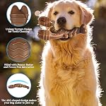 NEZIN Jouets pour chiens pour les brochettes agressives, Jouets indestructibles pour grands chiens, Chew pour chiens de grande taille, 3 Pack Super Chewer avec Nylon Tough, Cadeau pour chiens