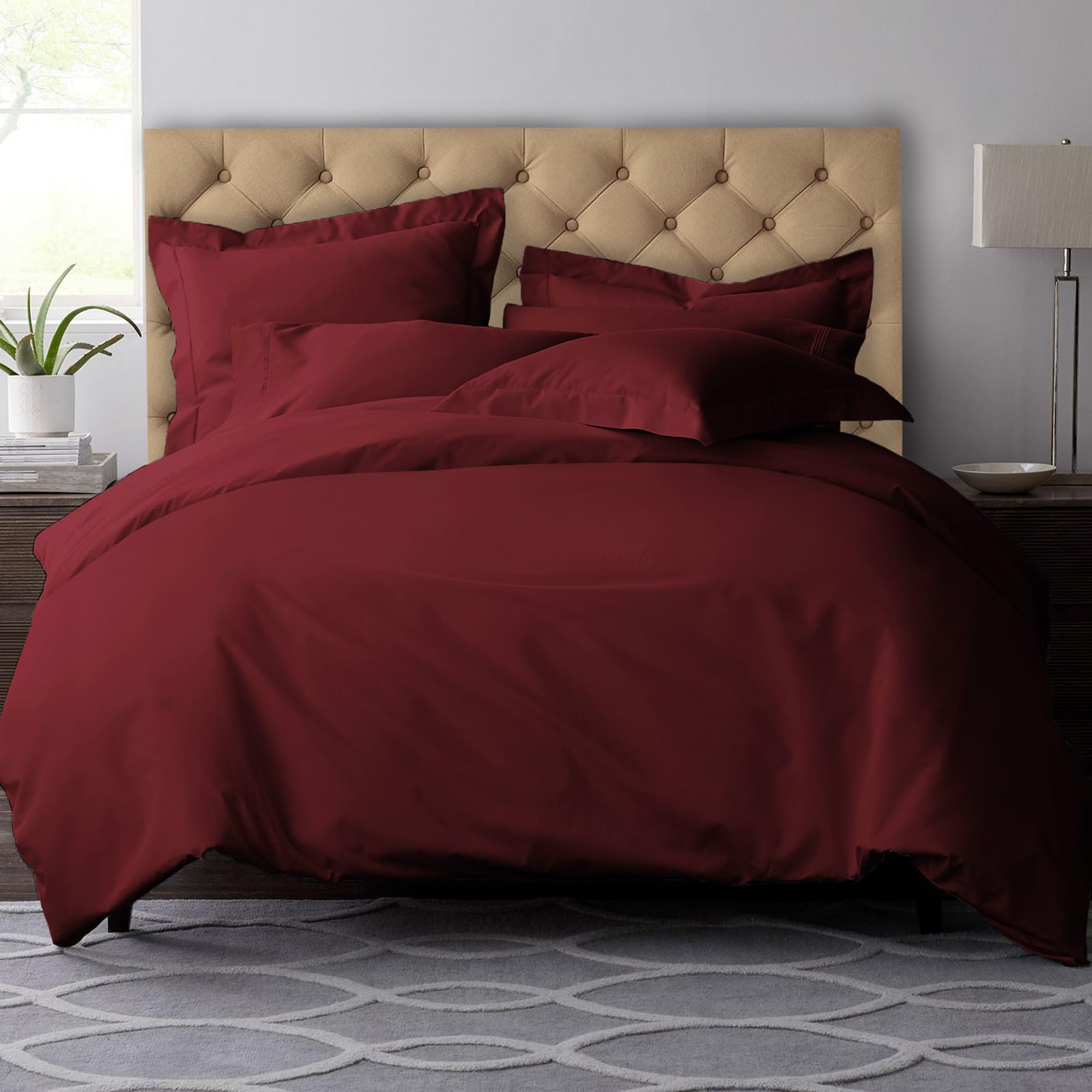 Housse de couette 220x240 coton rouge rio pour sublimer votre chambre double