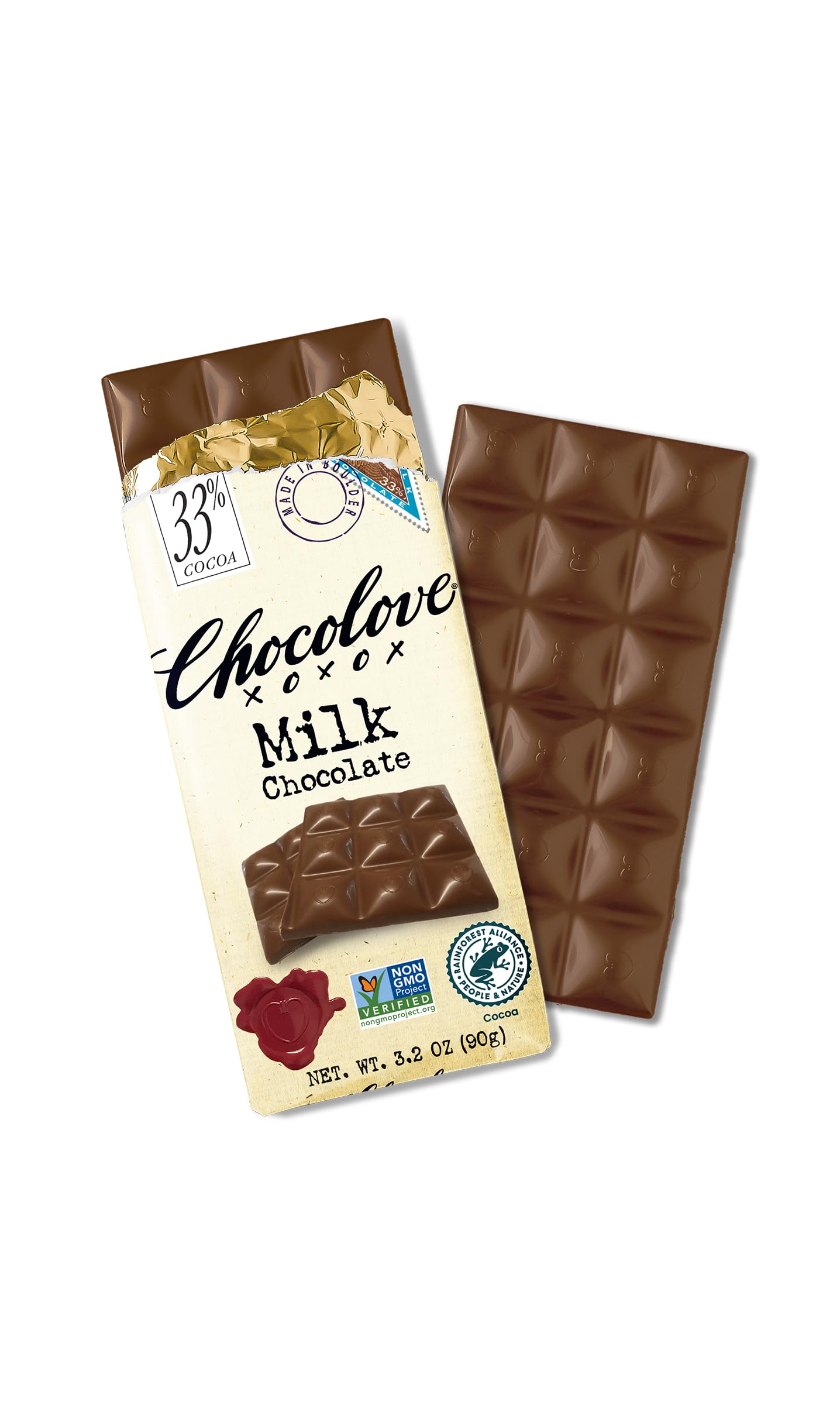 Amazon.com : Chocolove Pure Milk Chocolate Bar, 3.2 oz : Grocery