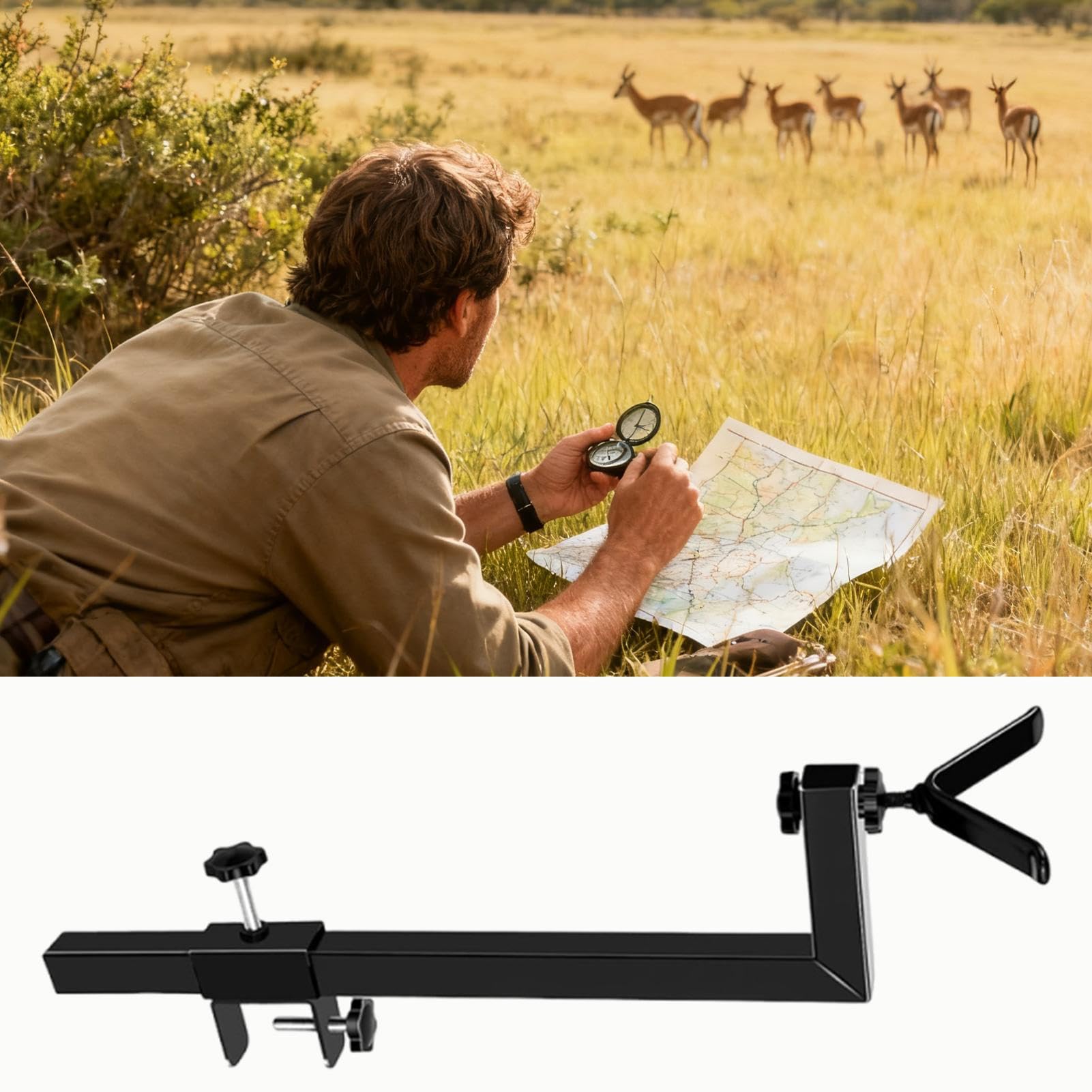 Trépied Lumineux Support Photographique Portable à Hauteur Ajustable