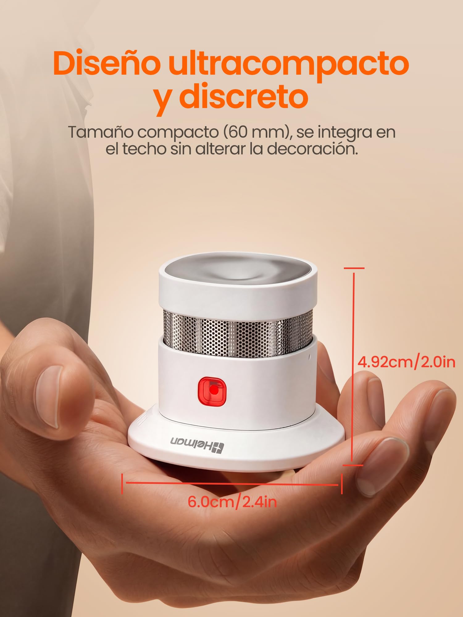 Heiman Smart HS1SA-E Plus - Detector de humo (3 unidades)