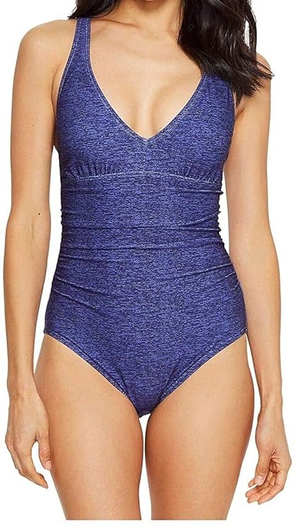 Tyr Women S Mantra V Neck Controlfit Swimming One Piece Blue Size 10 Amazon In Clothing Accessories