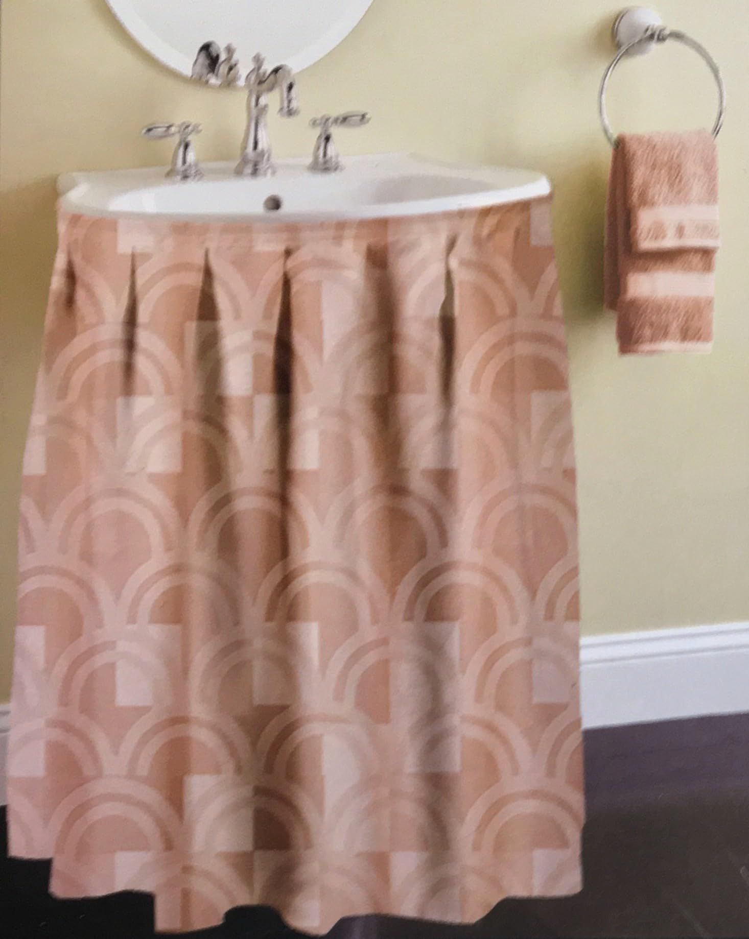 Funda de lavabo de vinilo impermeable Better Home para proteger de humedad