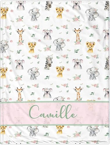 Manta de bebé personalizada para niñas y niños, manta de bebé personalizada con nombre, mantas personalizadas con nombre para niños, manta de