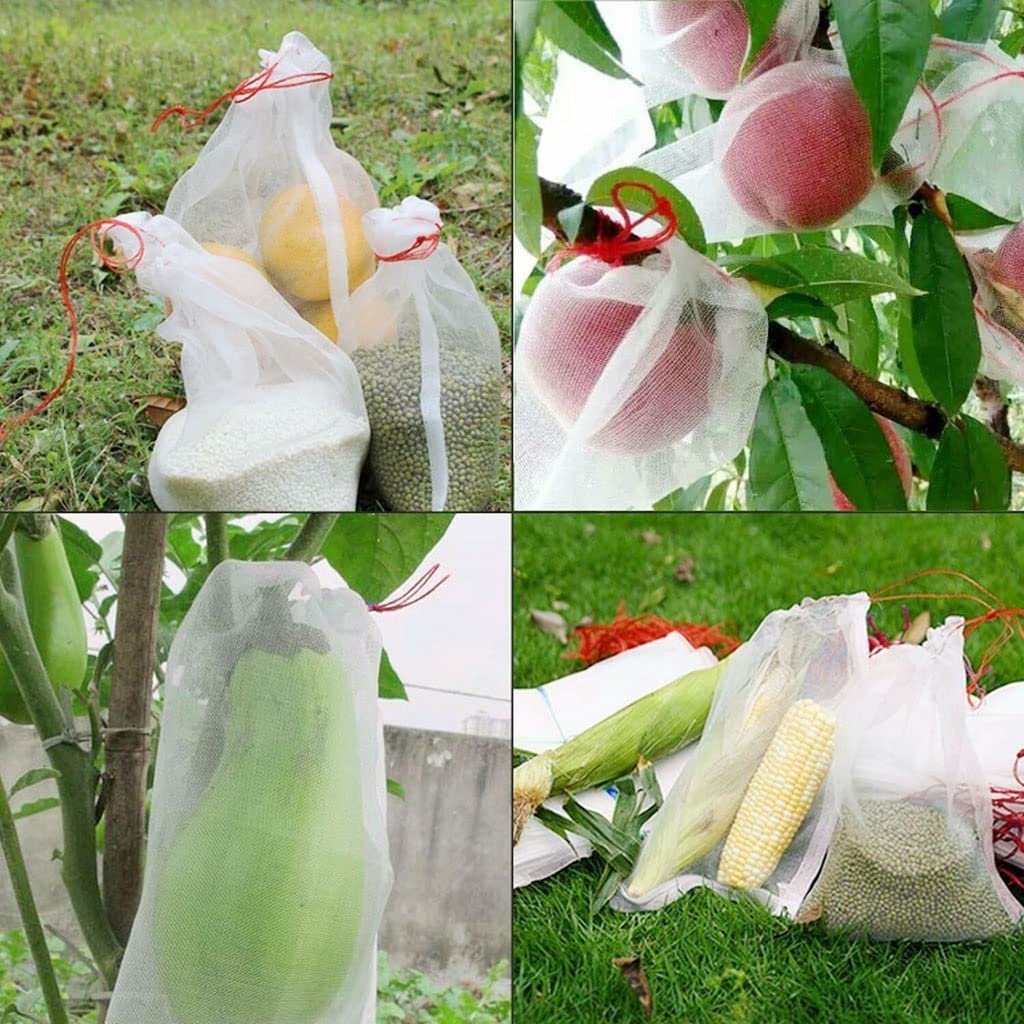 50 Unidades de Red Nailon for Proteger Plantas y Frutas(60x40)