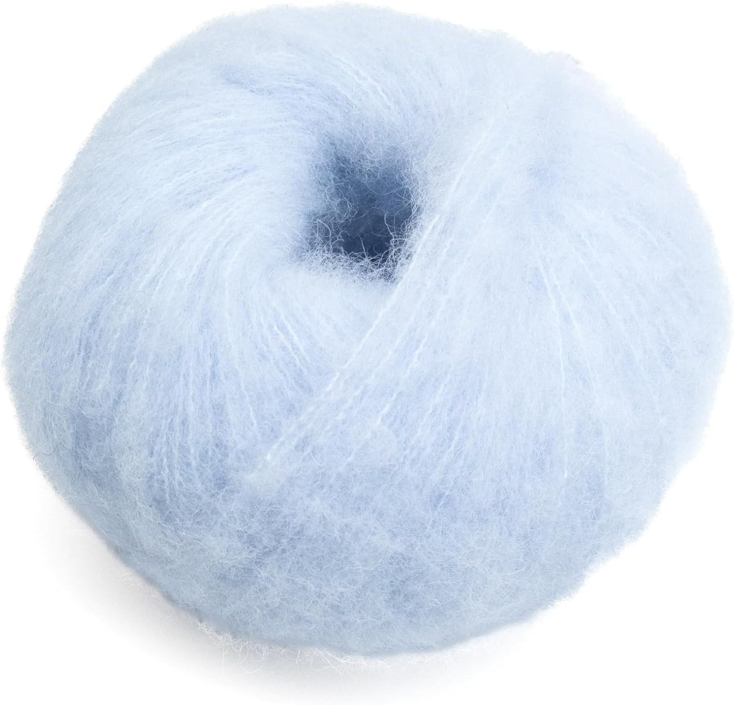 Luca-S Brushed Alpaca Yarn – 5 Skeins of Super Soft & Fluffy Aran Weight Yarn, 4.4 oz (125g), 685 yds (625m) Total, 89% Alpaca / 11% Polyamide