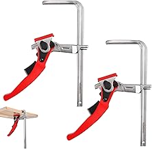 2 Piece Lever Seal Clamp, Quick Clamping Seal, Made of All Steel, with Capacity of 160 mm and Throat Depth 60 mm, Joint Clamp for Guide Rail 160 x 60 mm