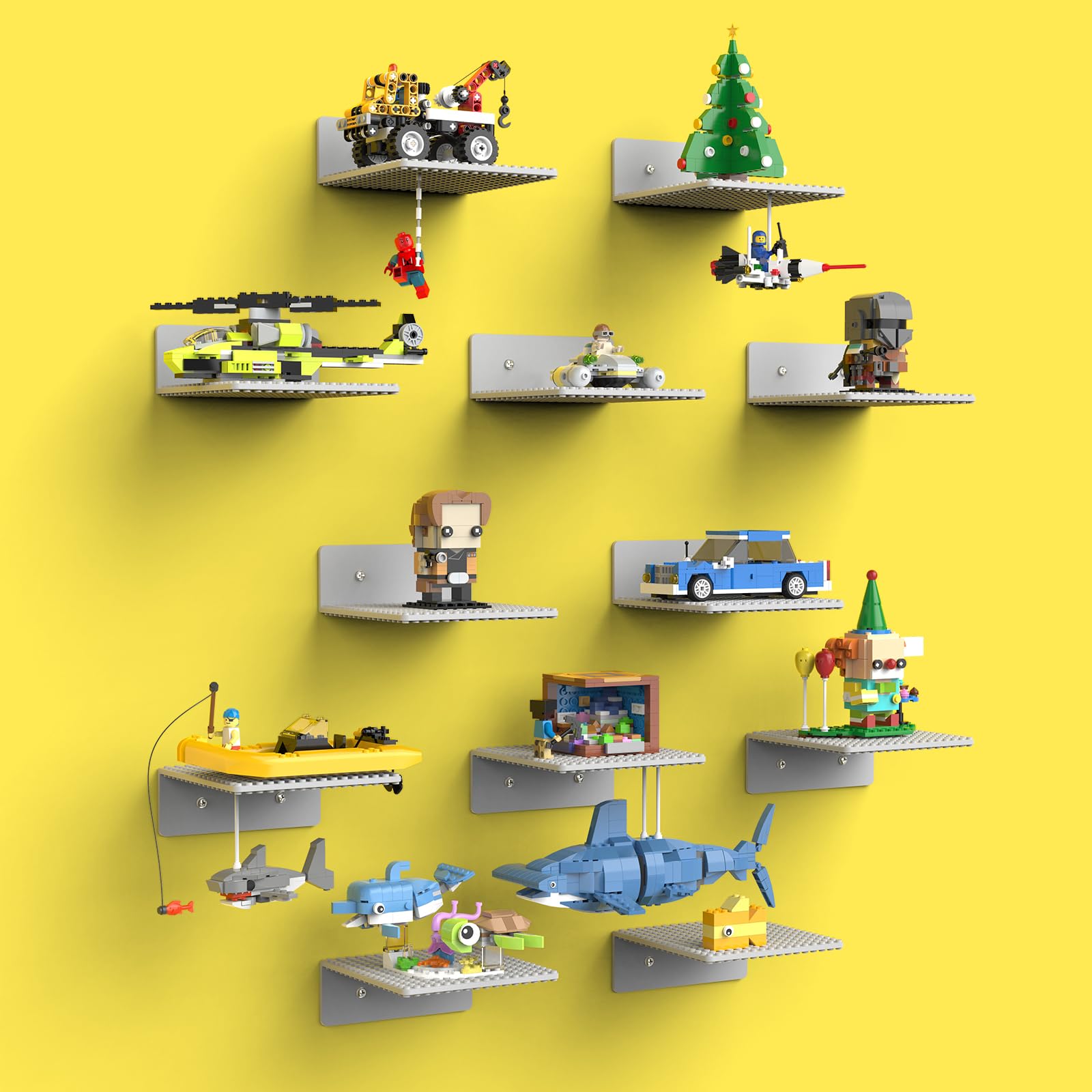 BlissBox LEGO Floating Shelves - Display Your Builds! -16 BlissBox LEGO Floating Shelves - Display Your Builds! -16