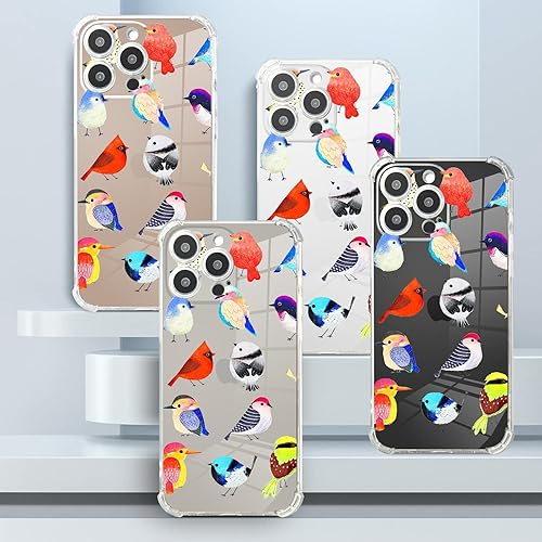 Vista 122 de Roemary Funda púrpura para iPhone 14 Pro Max con diseño de caballo azul, patrón de acuarela con protector de pantalla