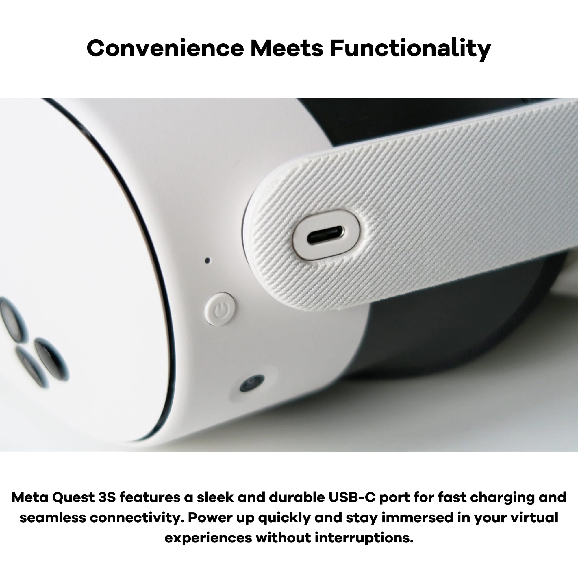 Meta Quest 3S – 128GB Advanced All-in-One VR Headset with Mixed