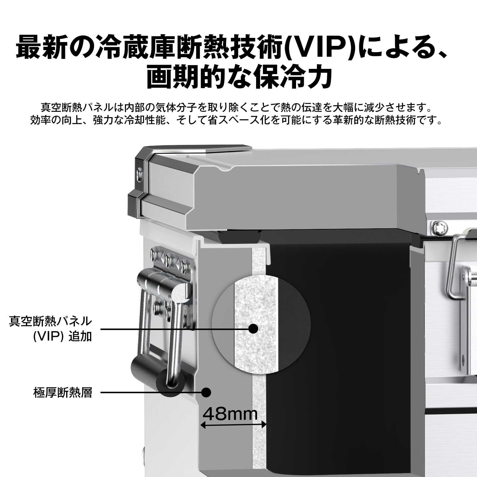 Amazon.co.jp: スライドレール付き ICECO APL20 シルバー アルミ製
