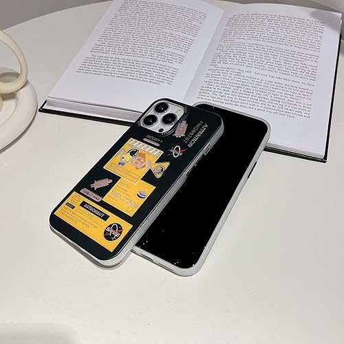 Miniatura 3 de Linda funda para iPhone 14 Pro Max, diseño de astronauta espacial de dibujos animados con purpurina láser, elegante antigolpes, antideslizante,