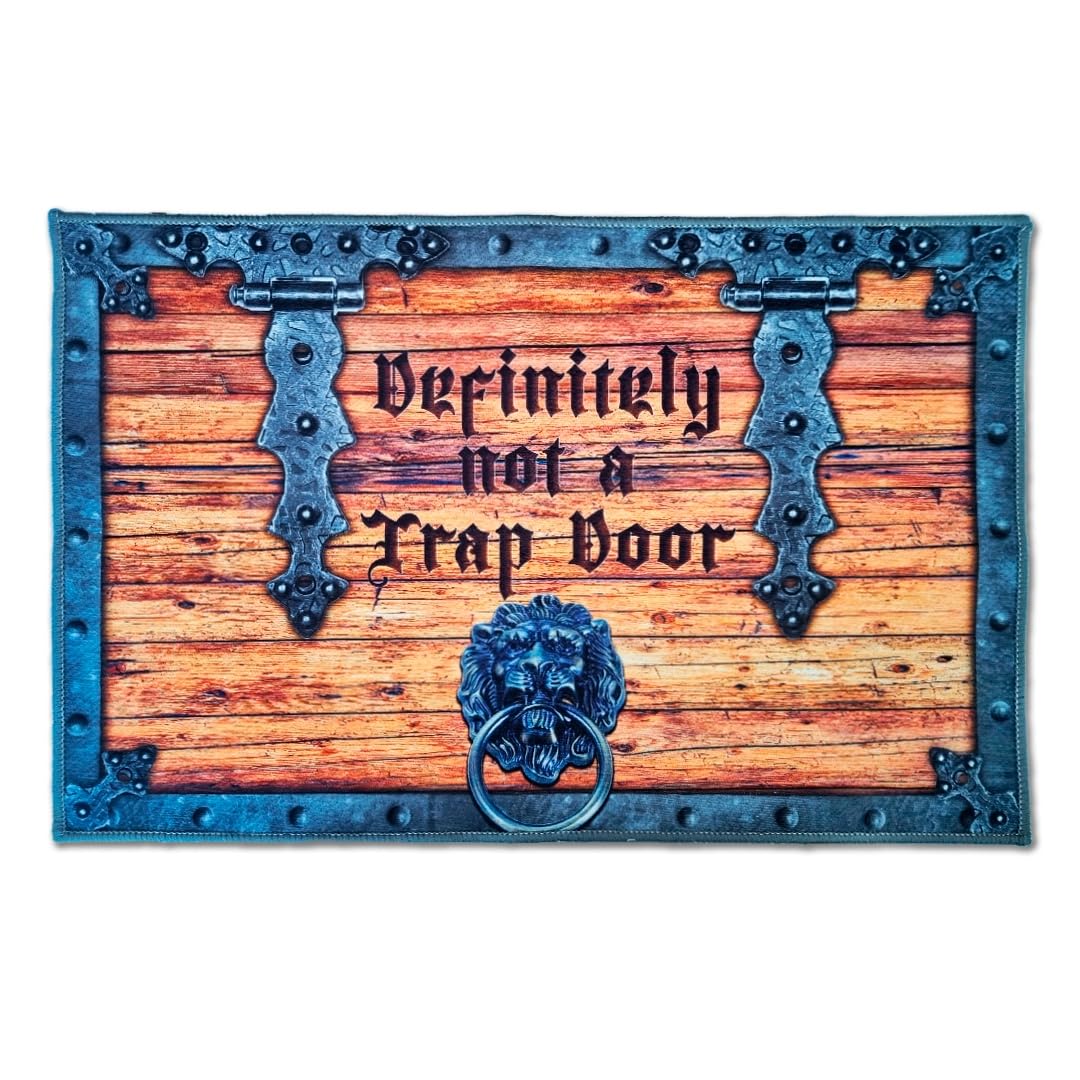 Power Beast Blue Dungeon Doormat Home Entrance For Dungeons And Dragons, D&D, Dungeon Master Gift, Dnd, D&D 5E, Pathfinder, Role Playing Games.