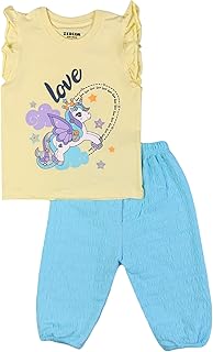Zercon Summer Pajama Set for Girls 7236 2-5 years
