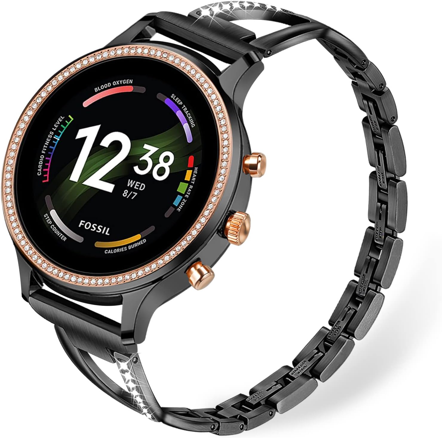 For Fossil Women's Gen 4 Venture HR / Gen 5E 42mm Watchband, TRUMiRR