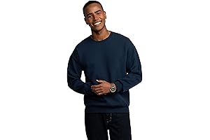 Eversoft Fleece Crewneck Sweatshirts, Men's Wardrobe Essential for Comfort and Warmth