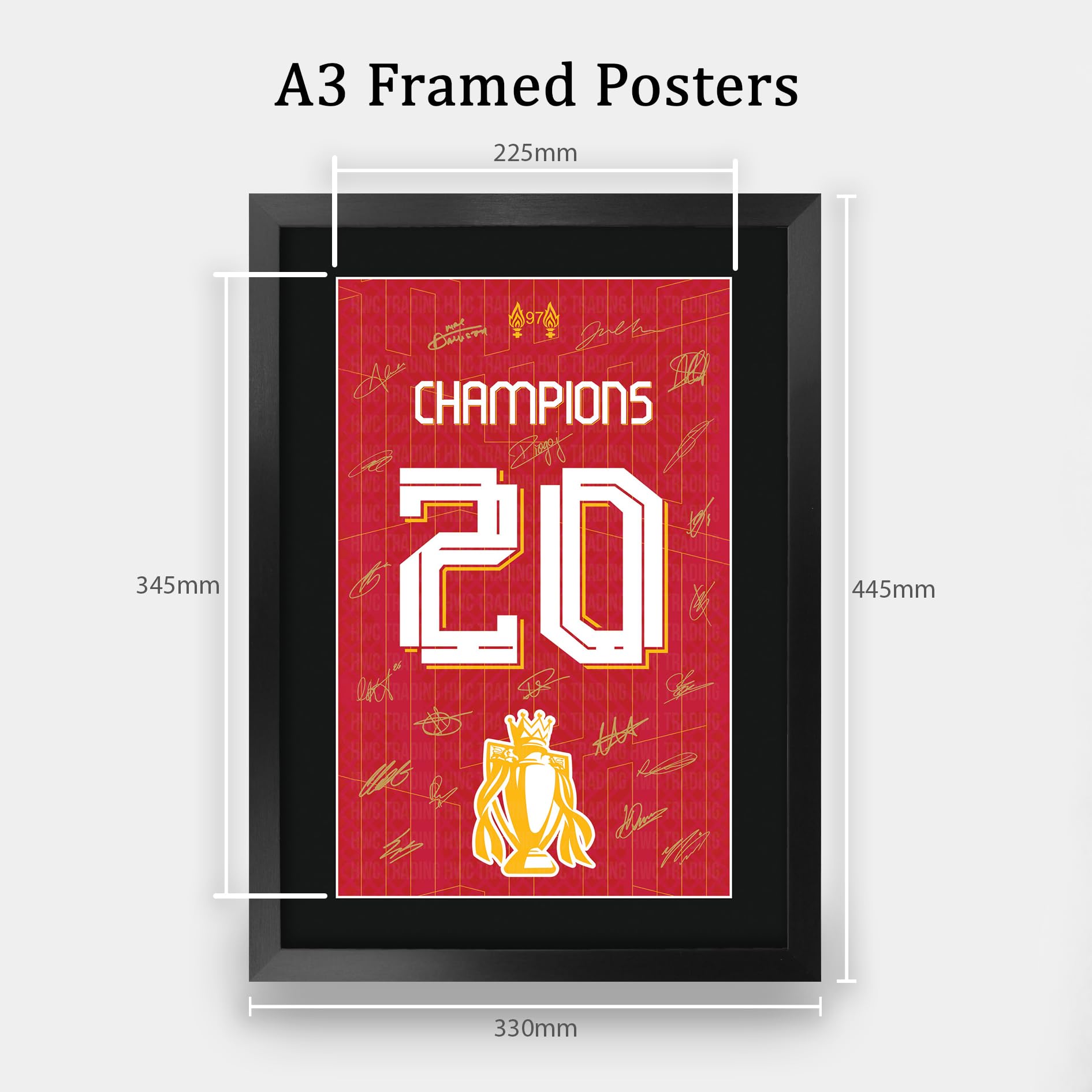 HWC Trading Liverpool Champions 2025 v2 Premier League Winners Gifts Printed Signed Autograph Picture for Football Fans and Supporters - Image 2