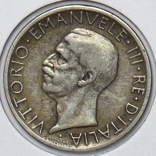 Collectible Coin Italy 1927 5 Lire Eagle animal 296686