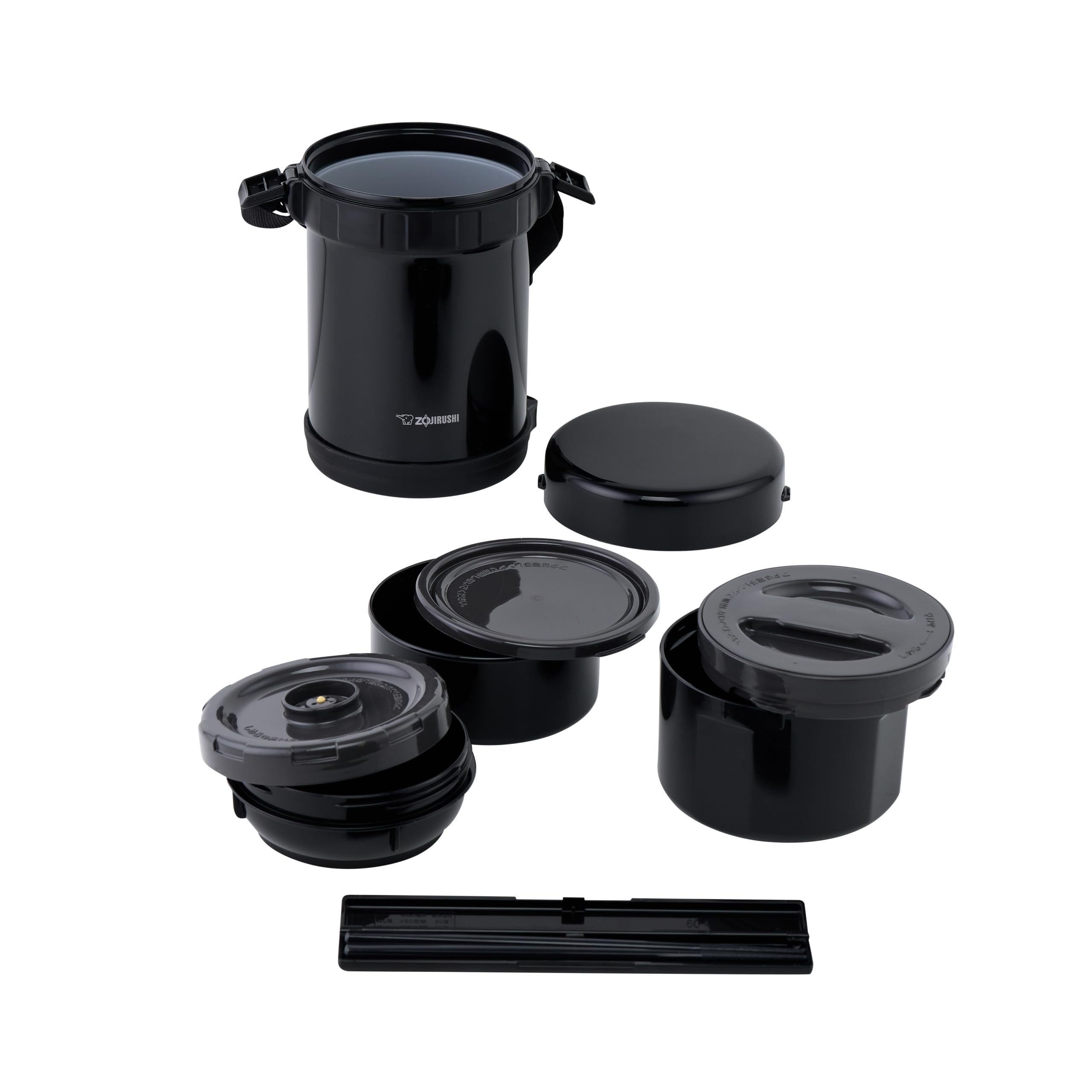 Zojirushi - Boîte à repas en acier inoxydable thermique BENTO BAKO | SL-GH18-BA (import du Japon)