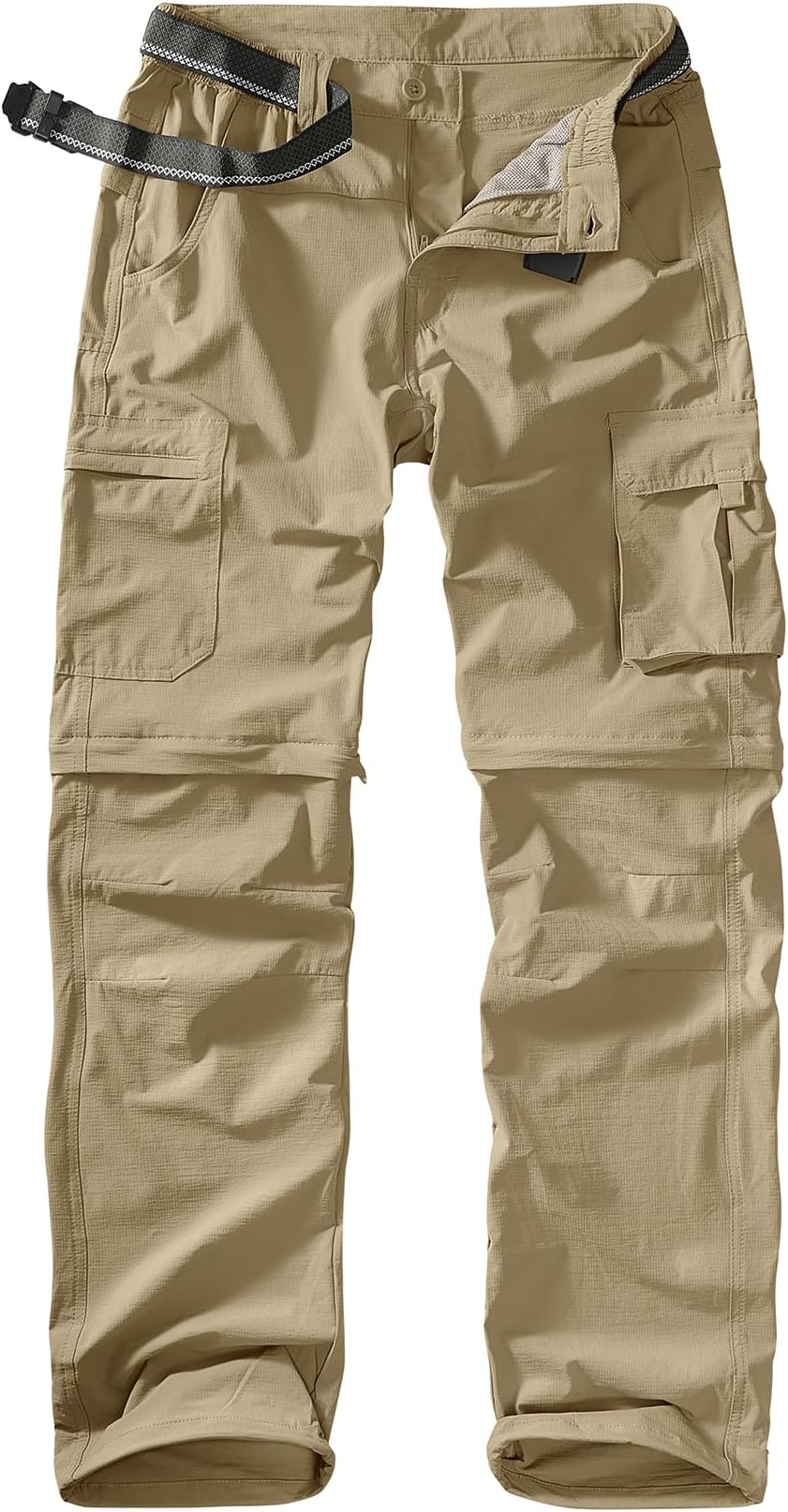 Hiking Pants Men Convertible Quick Dry UPF 50 Lightweight Zip Off Safari Fishing Travel Cargo Trousers