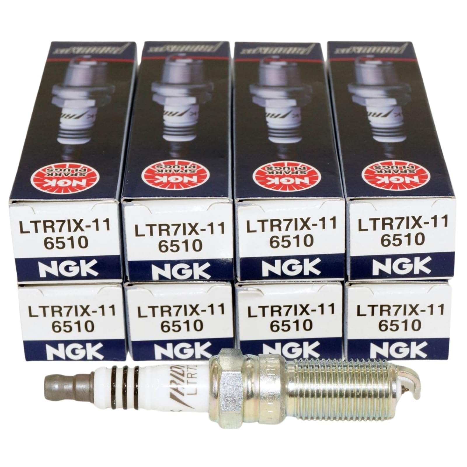 NGK (8-Pack) Spark Plugs LTR7IX-11 (Stock # 6510)