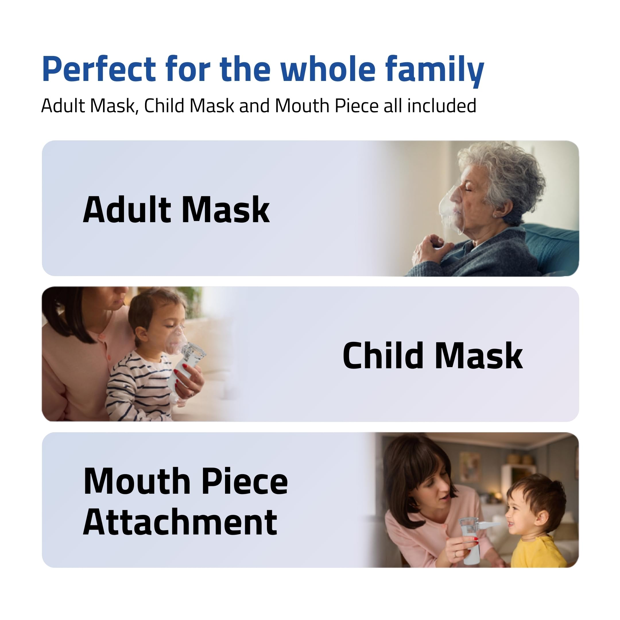 MEDTECH® Handyneb Micro-02 Premium Portable Mesh Nebulizer Machine for Adults and Kids | Silent Mist Inhaler | USB Type-C Rechargeable Nebulizer for Kids & Travel Use | Compact, Lightweight - Image 4 thumbnail