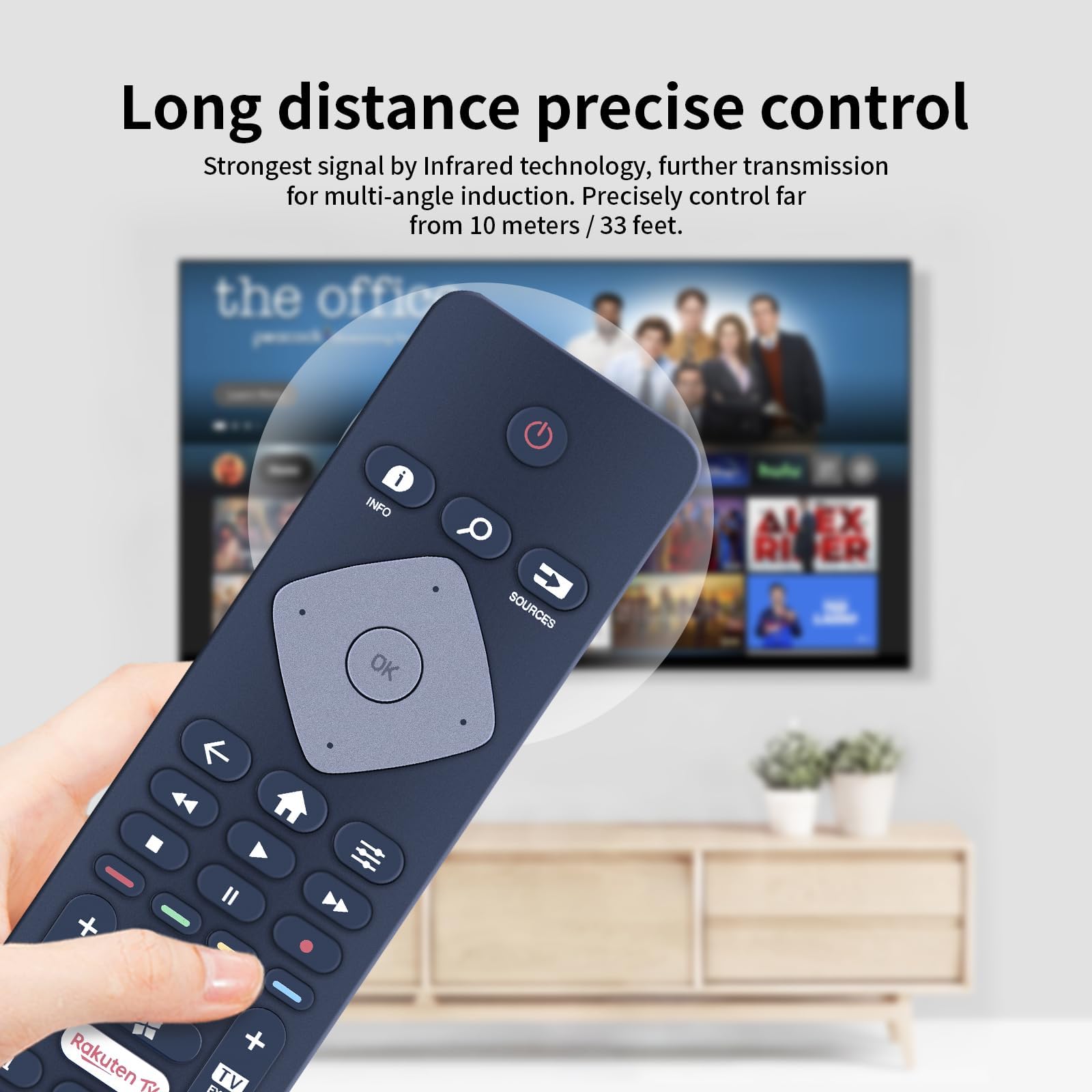 Telecomando Universale BELIFE Per TV Philips &ndash; Sostituisce SRC-4522, SRC-4526 E RC4304506/01RP
