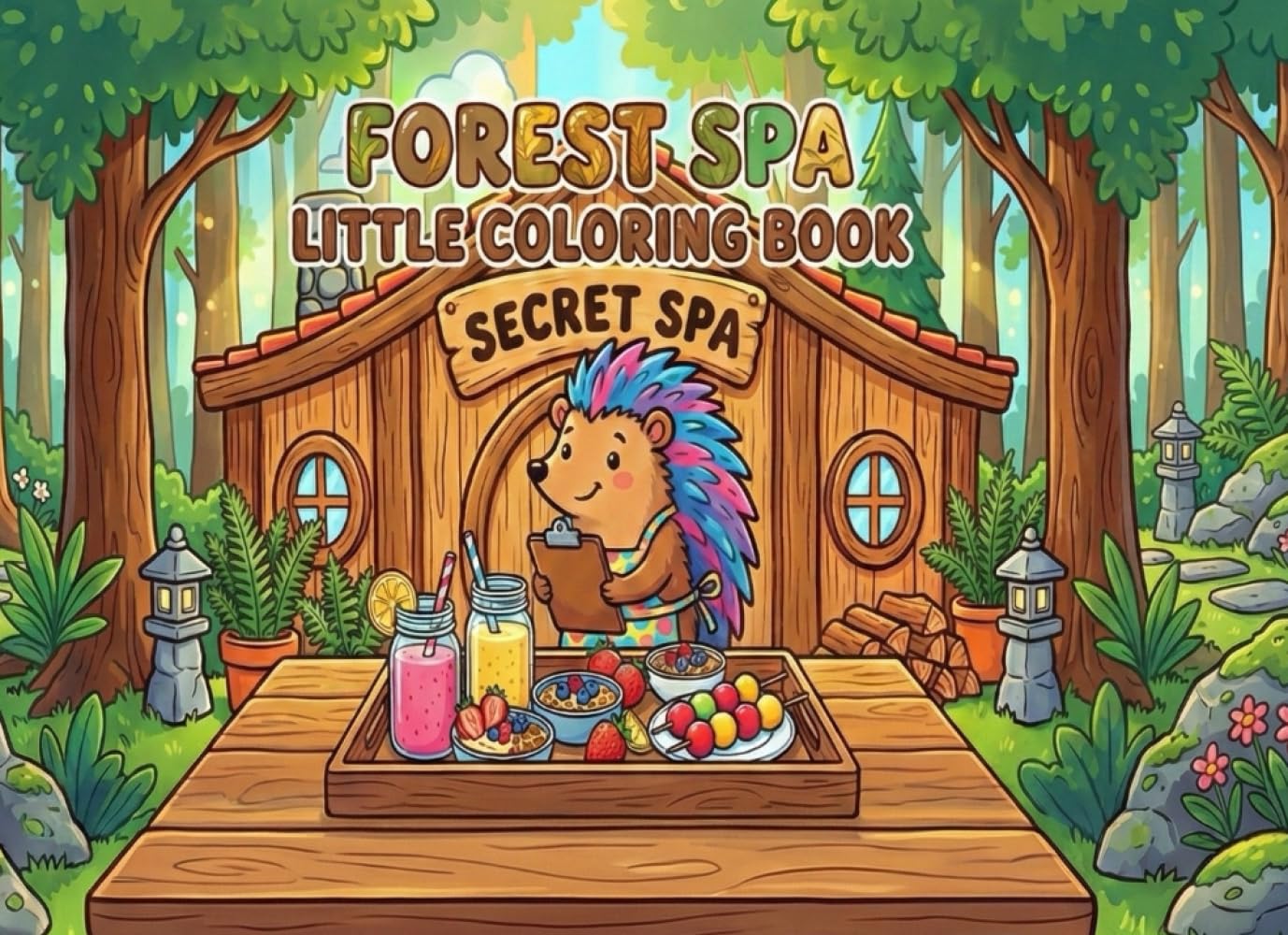 Forest Spa: Little Coloring Book