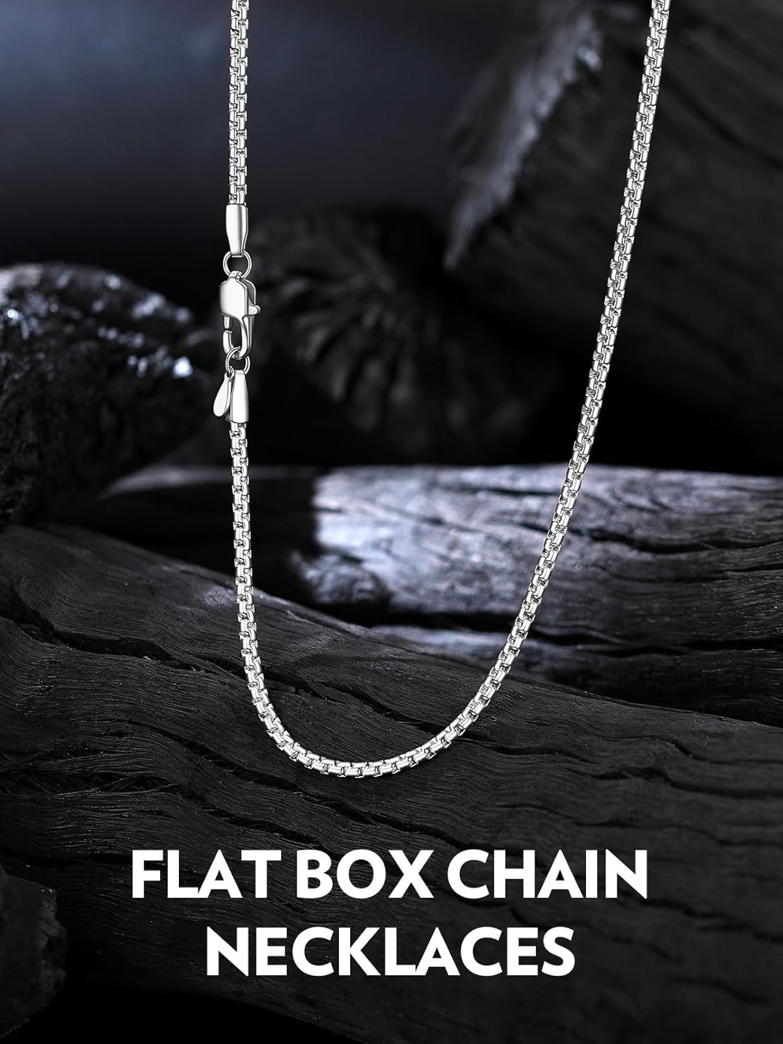 Bandmax Mens Stainless Steel Necklaces 2mm Slim Ball Chains for Pendant Collar para Hombre Designer Stylish Silver Chain Jewelry 18 Inch Necklace for Men Women - Image 2