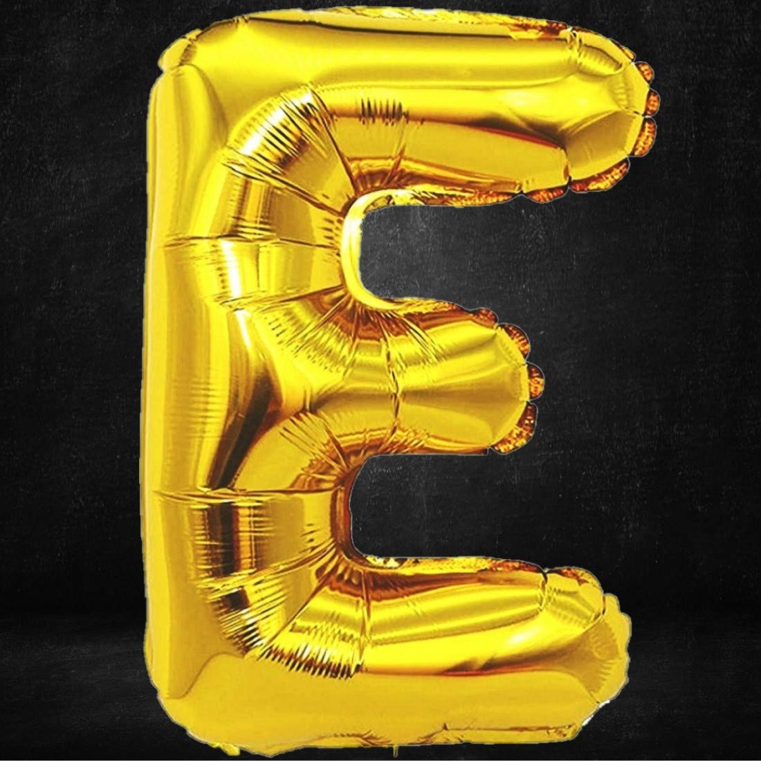 Gleam™ 16” Alphabet E Foil for Balloon Decoration for 1st Birthday Decoration Items for Boys Or Girls / 1st Anniversary Decorations or 1st Year Birthday Party decoration / Wedding Decoration Make Your Own Custom Phrase Letter Foil Pack of 1