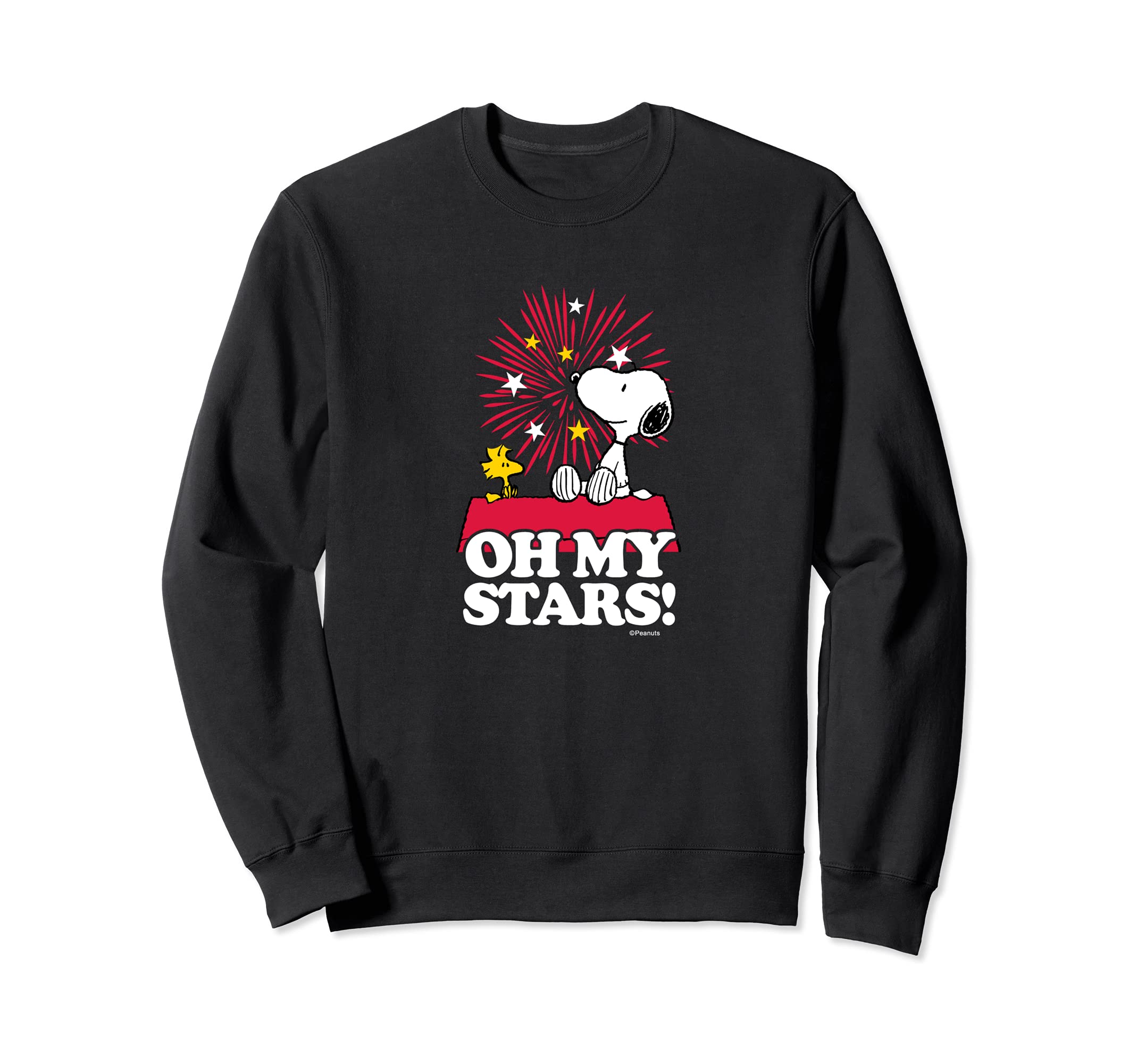 PeanutsSnoopy Woodstore Fireworks Oh My Stars Sweatshirt