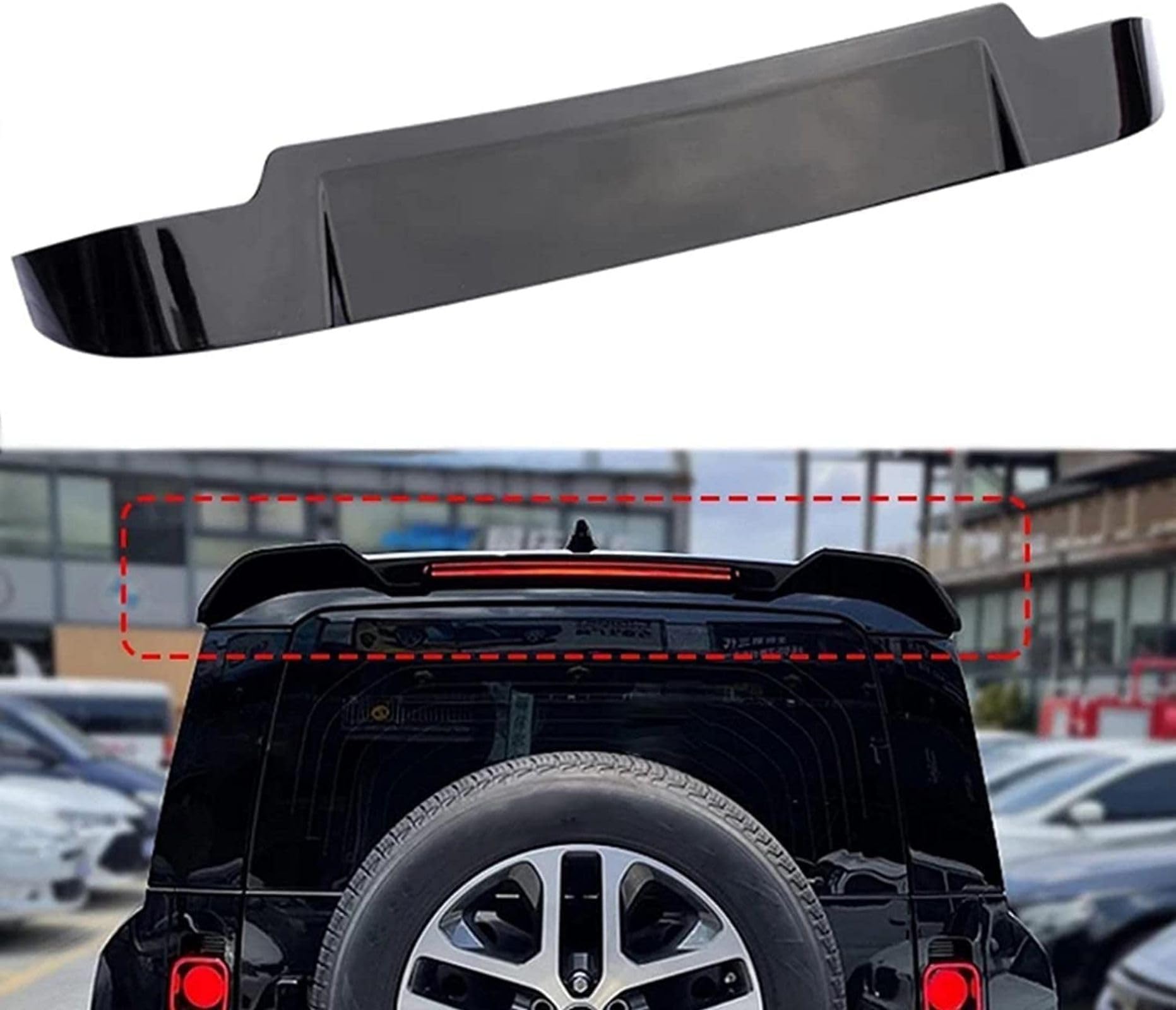 Aile de coffre arrière Land Rover Defender 90 110 2020 2021 ABS pâte