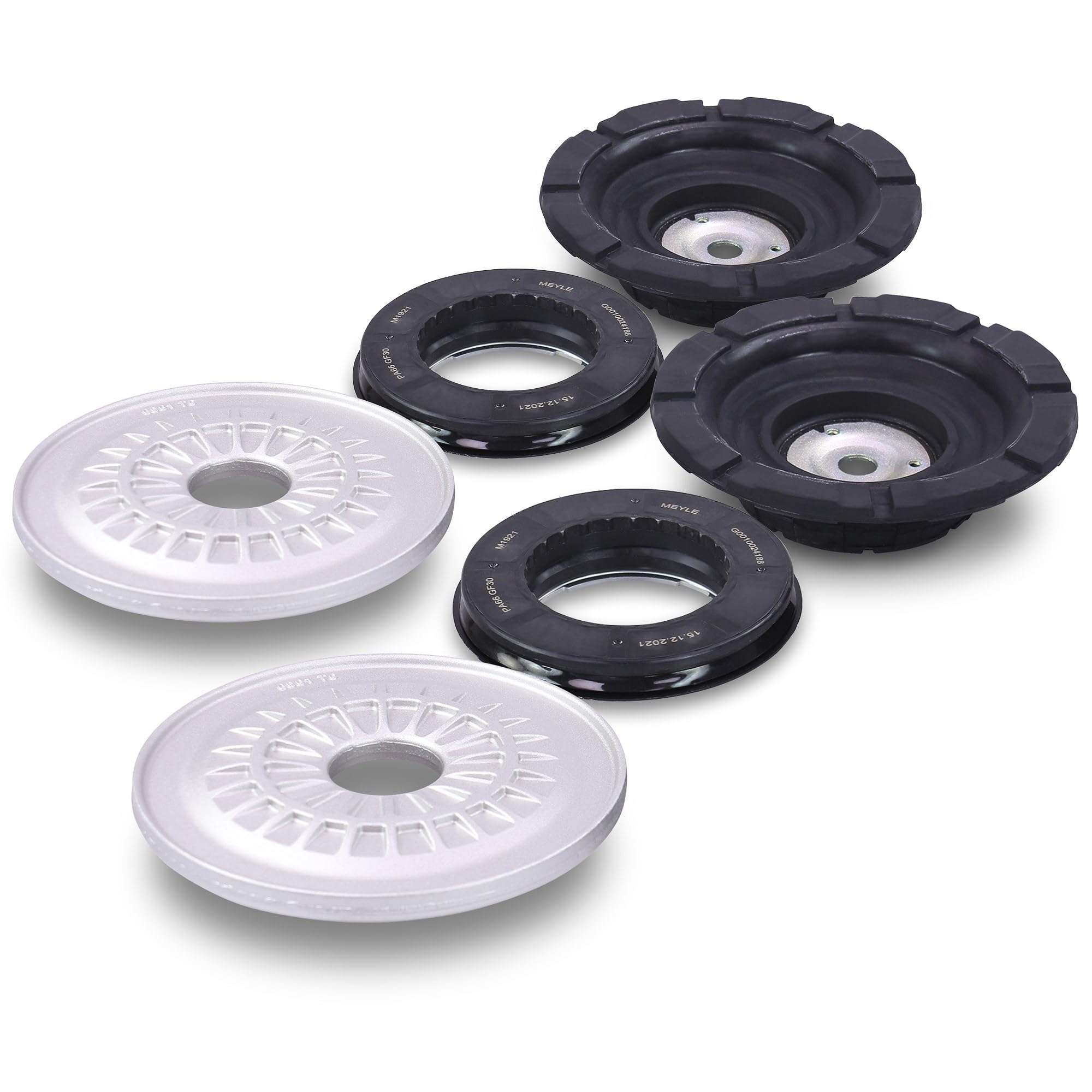 MEYLE 2x Reparatursatz, Federbeinstützlager 1006411002/HD Vorderachse, Kompatibel mit: VW MULTIVAN T5, MULTIVAN T6, TRANSPORTER T5 Bus, TRANSPORTER T5 Kasten, TRANSPORTER T5 Pritsche/Fahrgestell (7JD