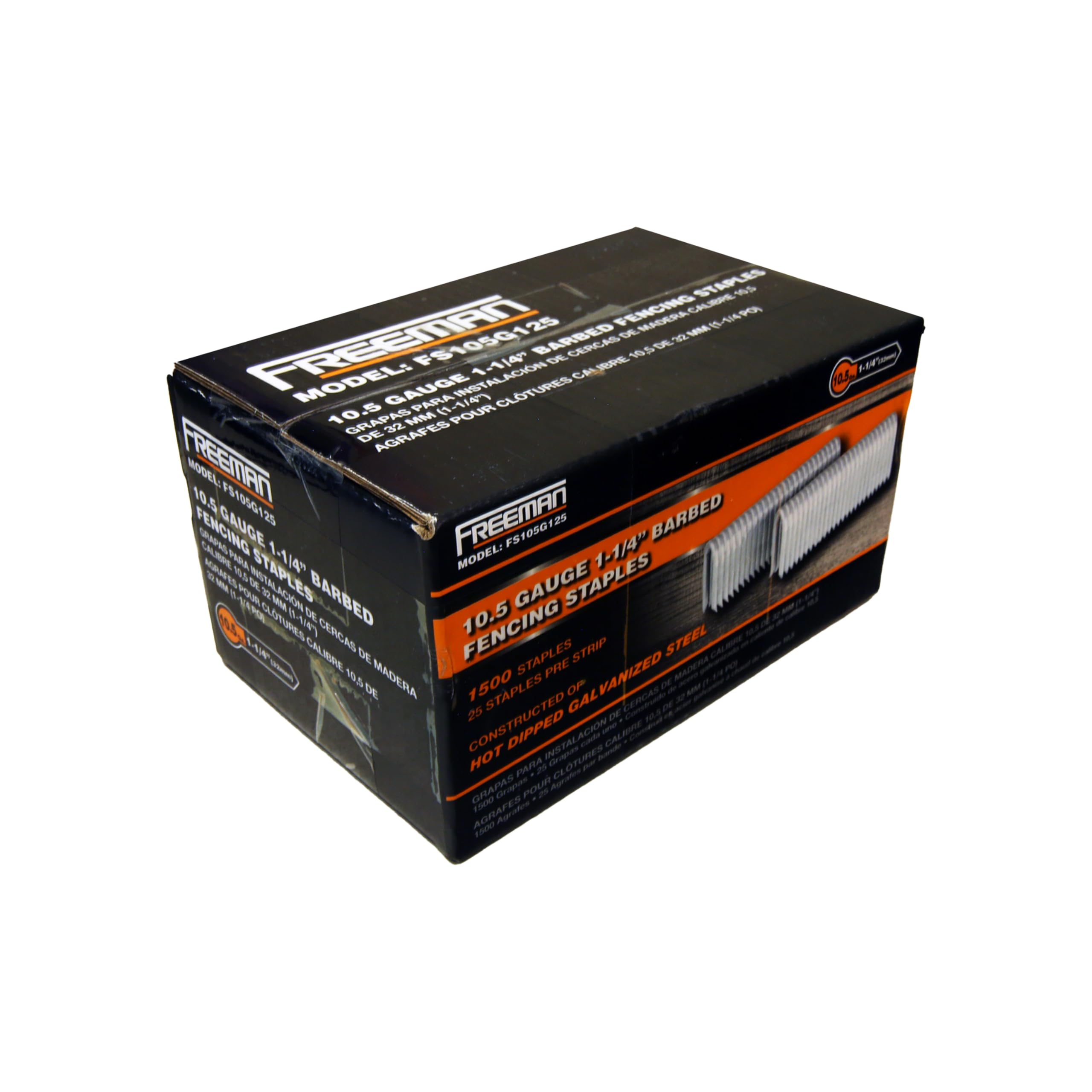 Freeman Fencing Staples - 1500 Count -8