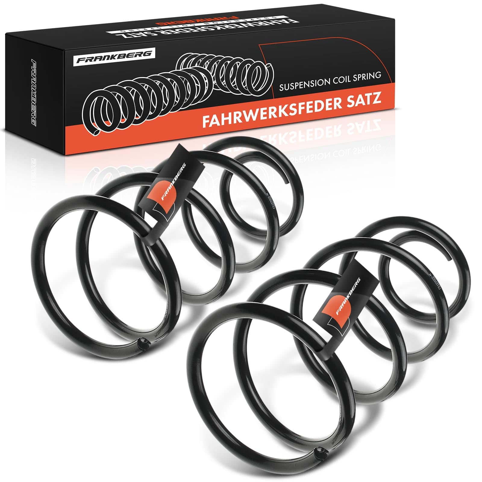 Frankberg 2 muelles de suspensión para eje delantero 31387193 | Compatible con: V40 Hatchback 525 526 ,V40 Hatchback